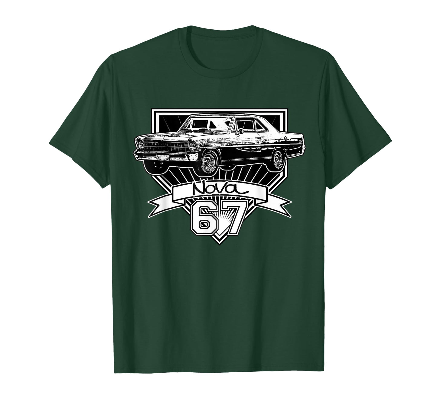 1967 67 Chevys Nova Classic Car Old School Muscle Car T-Shirt
