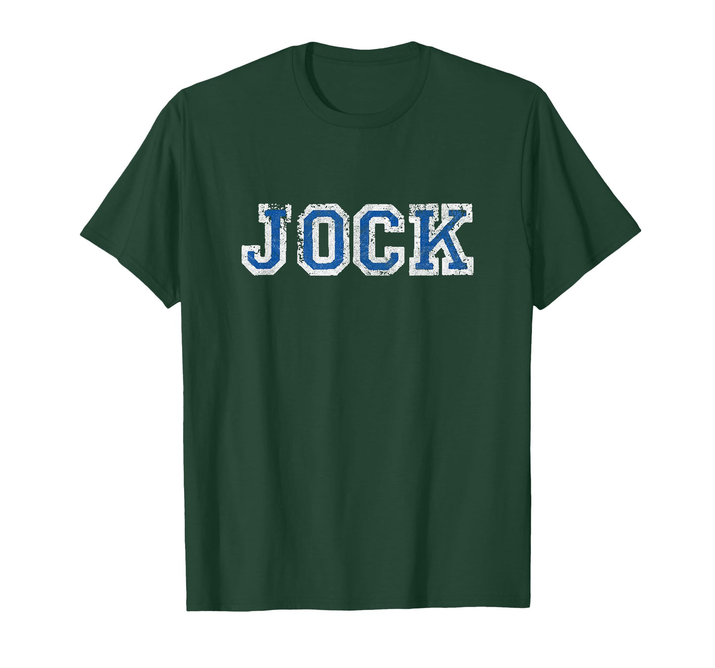 JOCK retro varsity distressed sports player cosplay college T-Shirt