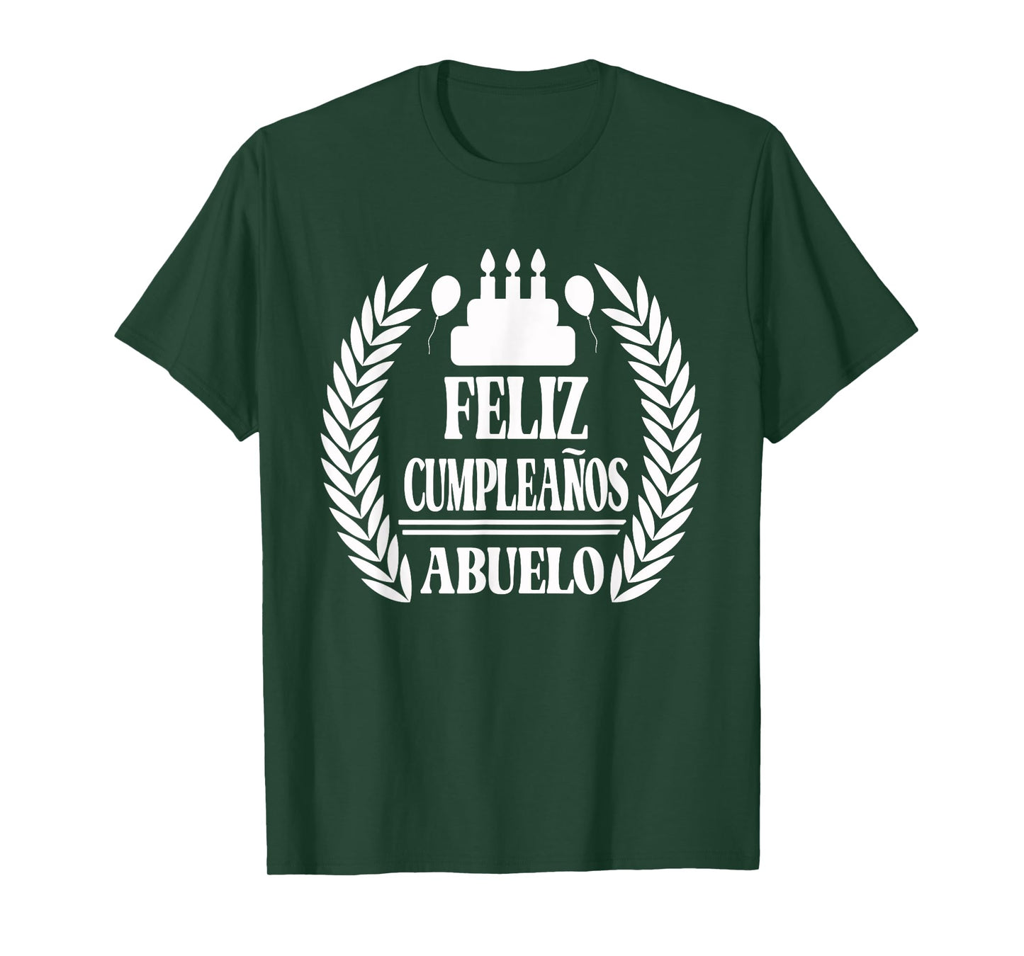 Feliz Cumpleanos Abuelo, Happy Birthday Grandfather, Spanish T-Shirt