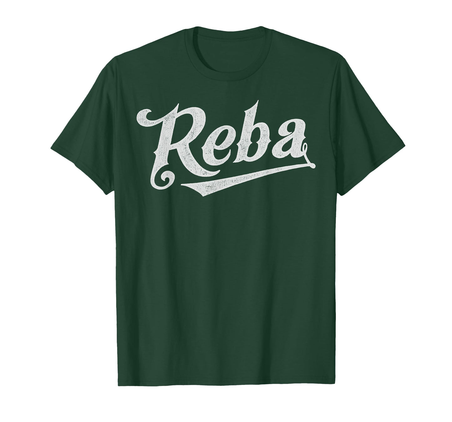 Vintage Reba Name Retro Style 70s 80s First For Men Women T-Shirt