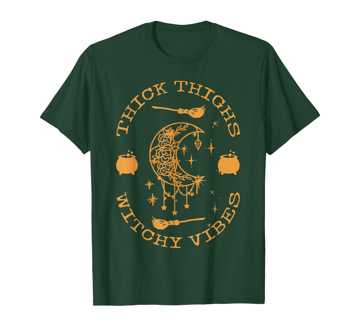 Thick thighs and spooky vibes, thick thighs and vibes T-Shirt
