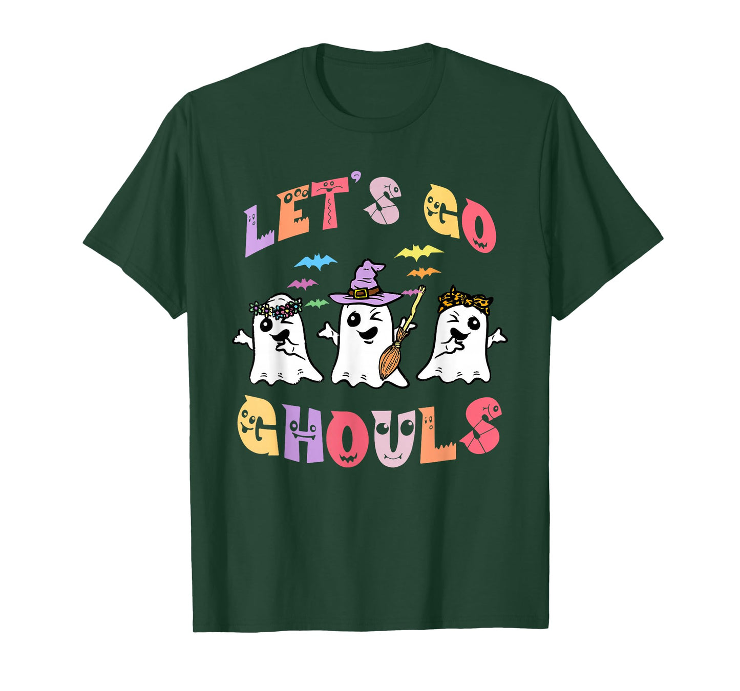 Let's Go Ghouls Funny Halloween Ghosts T-Shirt