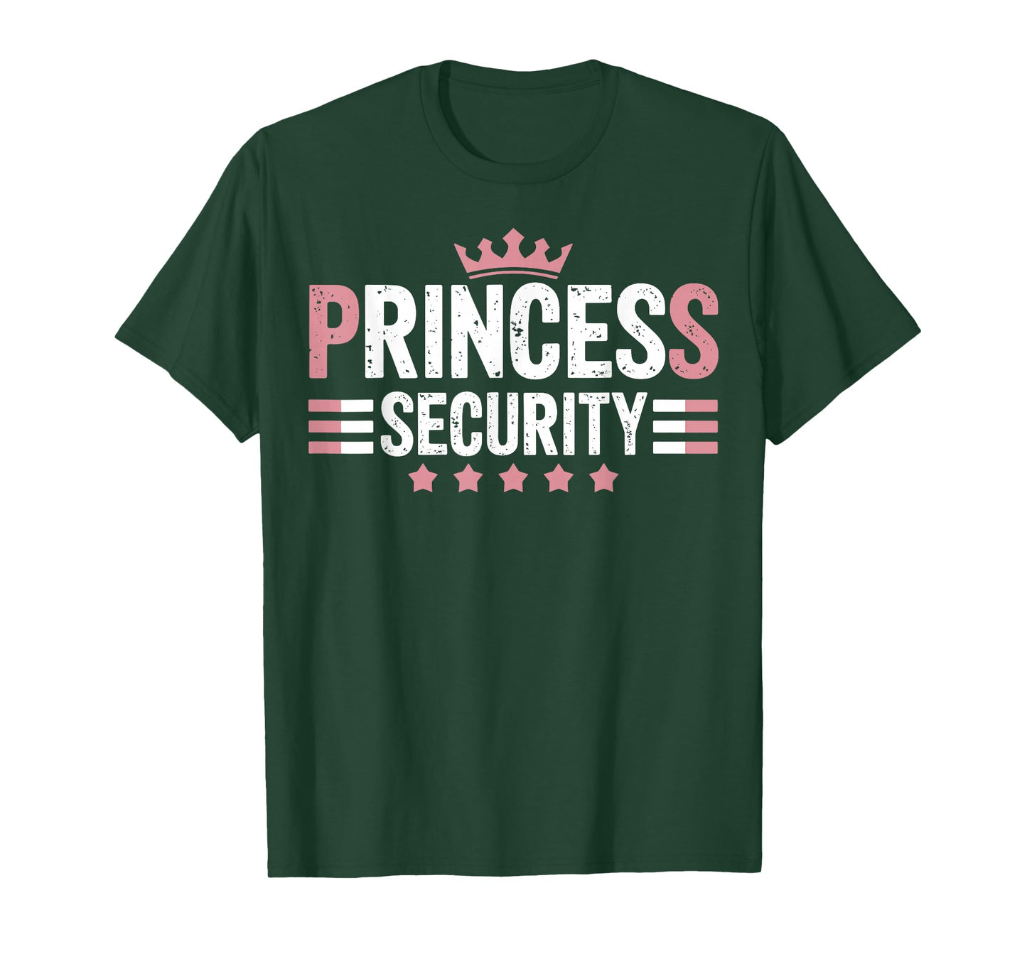 Princess Security Boys Big Brother Vintage Birthday Dad Mom T-Shirt