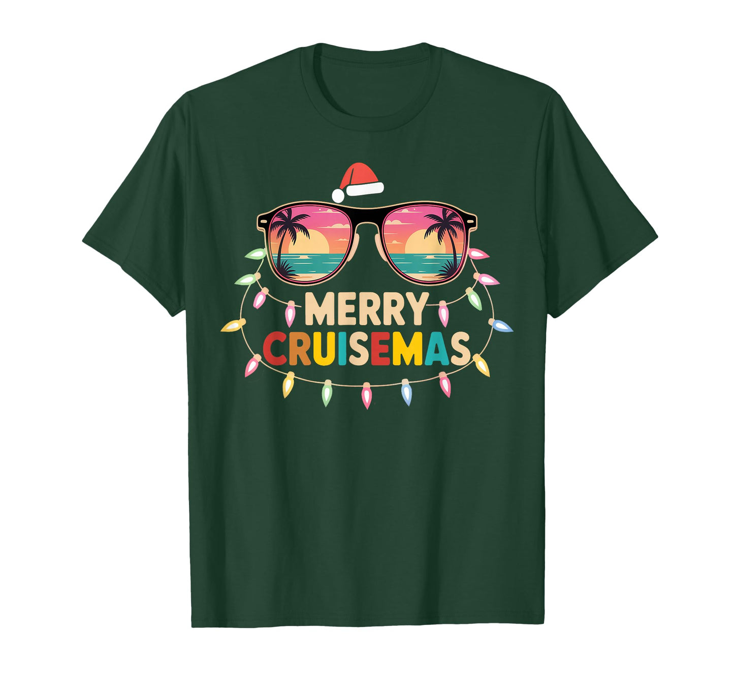 Merry Cruisemas 2025 Christmas Santa Reindeer Cruise T-Shirt