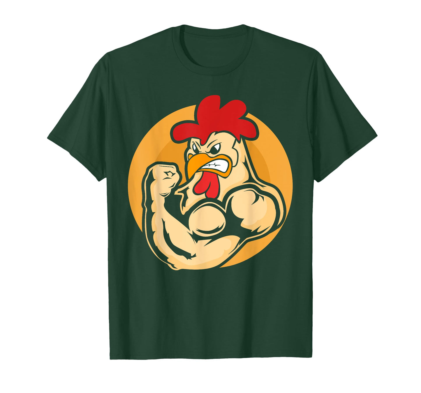Strong Muscle Chicken Fitness Gym Chickens T-Shirt