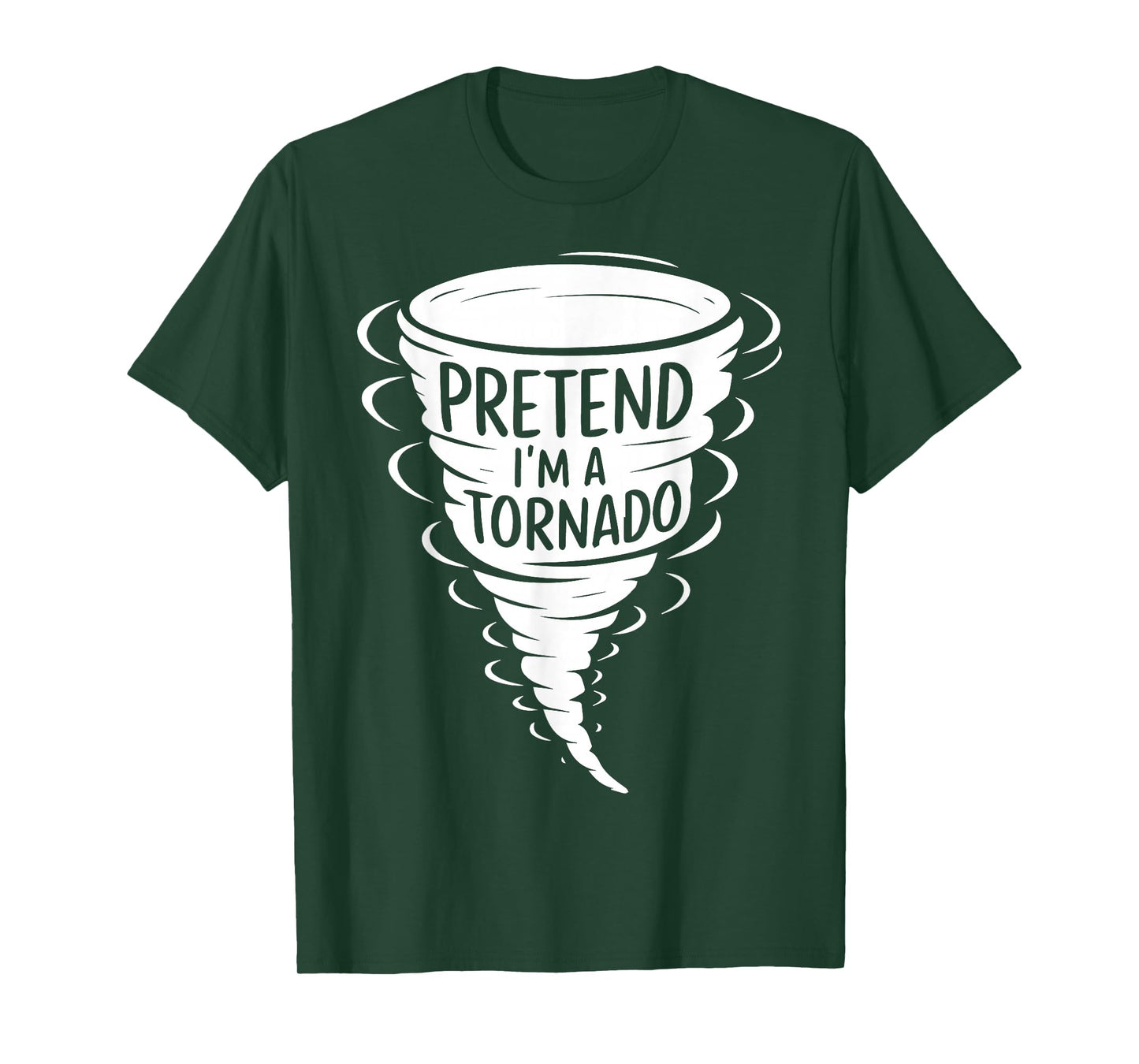 Funny Easy Adult Halloween Costumes Pretend I'm A Tornado T-Shirt