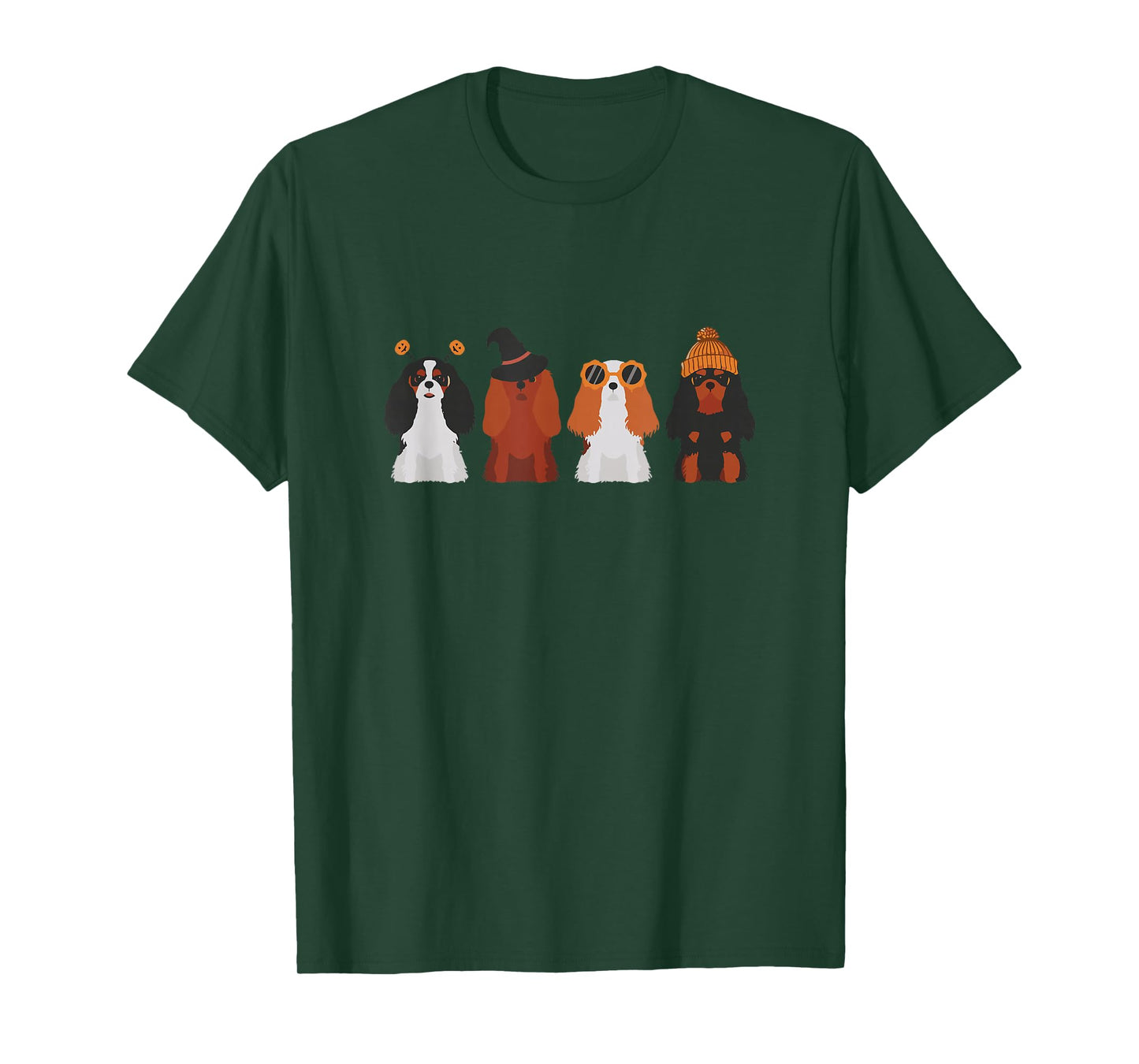 Cavalier King Charles Spaniel Halloween Cavalier Dog Mom T-Shirt