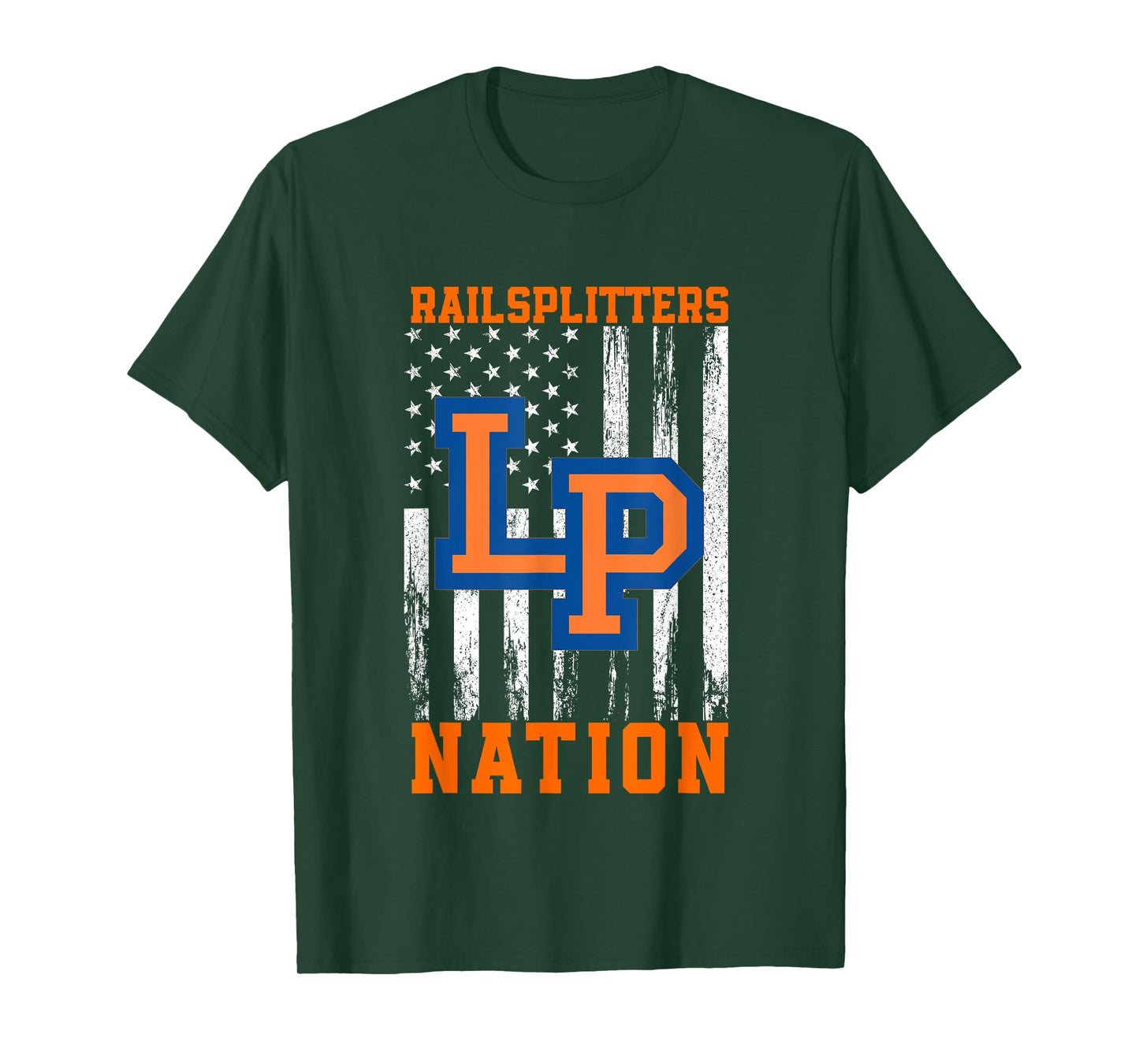 Lincoln Park Railsplitters Logo Nation HS T-Shirt