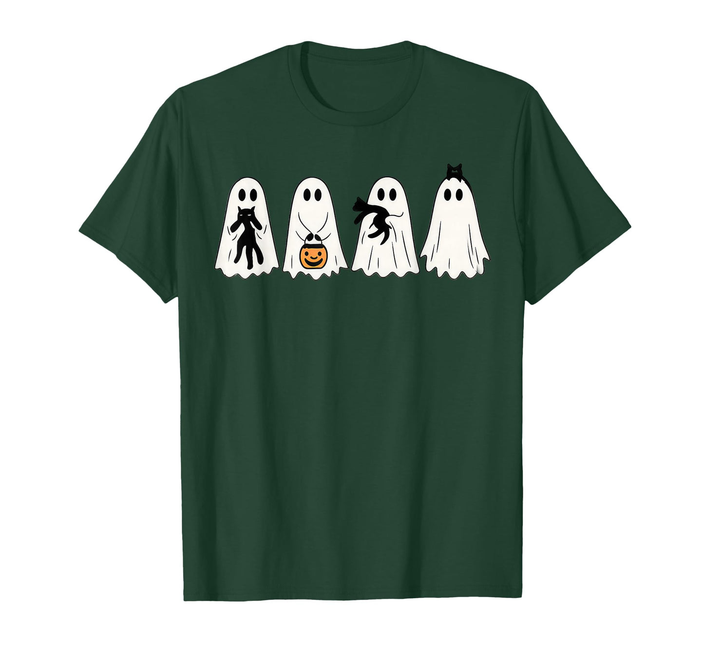 Cute Funny Wizard Cat Ghost Weird Kitten Cat Meme Halloween T-Shirt