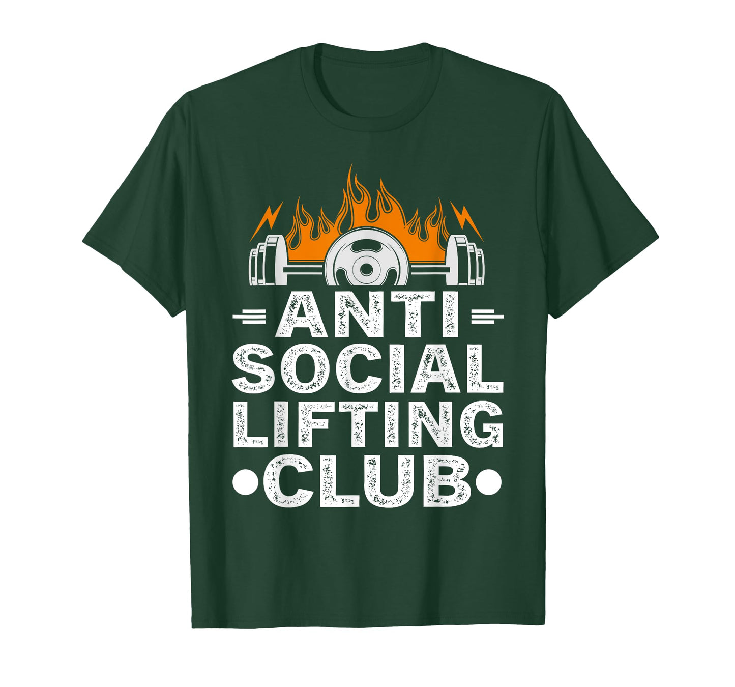 Funny Gym Anti Social Lifting Club Fitness Workouts Mom T-Shirt