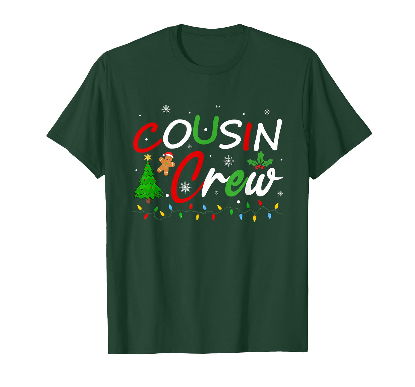 Cousin Crew Christmas Family Santa Men Women Kids Xmas PJs T-Shirt