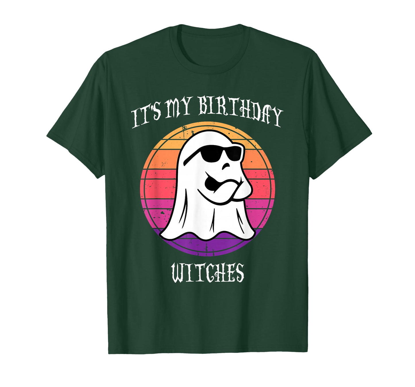 It’s My Birthday Witches Funny Ghost Halloween Birthday T-Shirt
