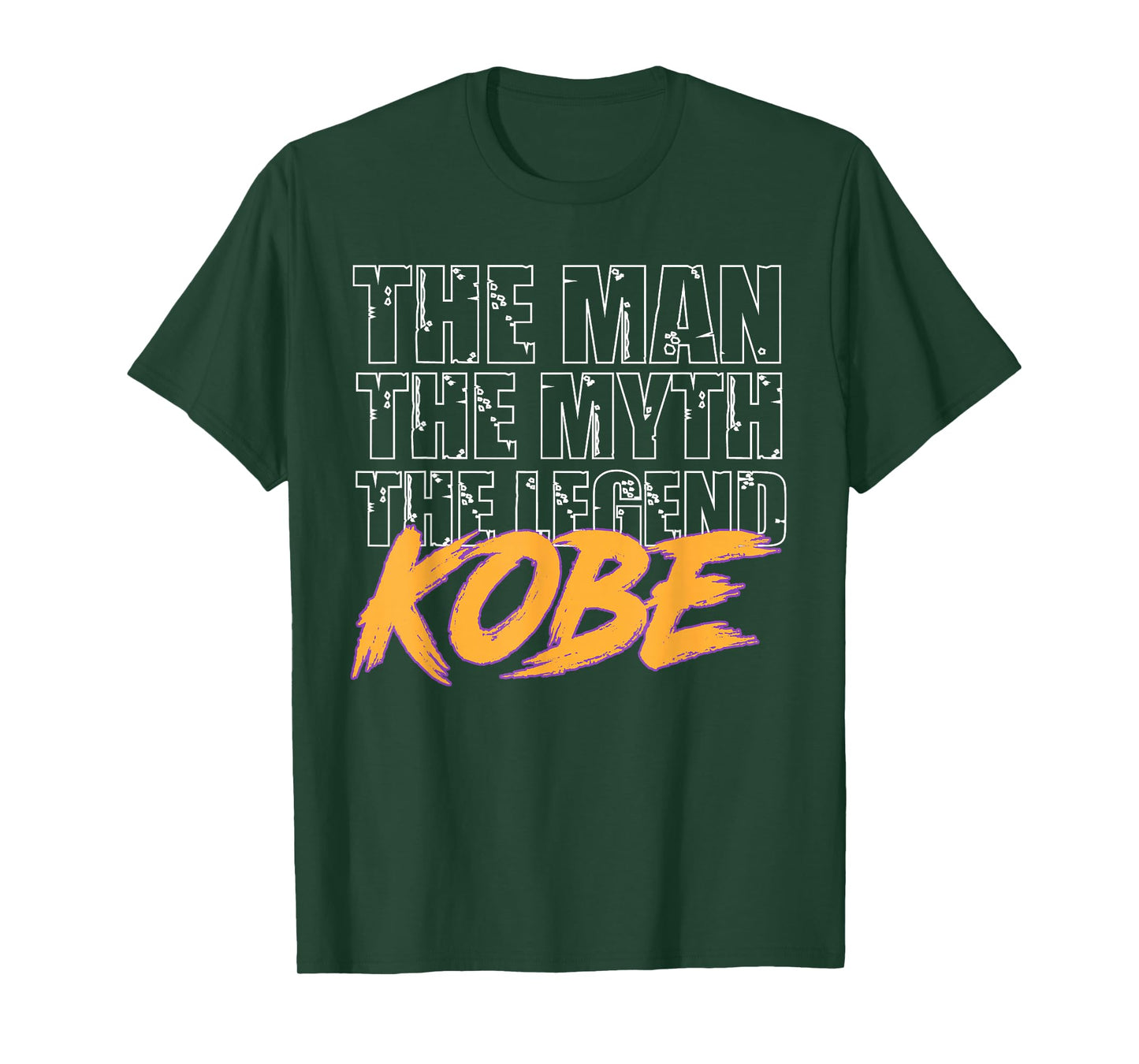 He Best Outfits & Accessories for Kobe - Unisex-Adults Classic Fit T-Shirt - Black - Small - Short Sleeve - Modern - Round Collar - Letter Print - All Seasons