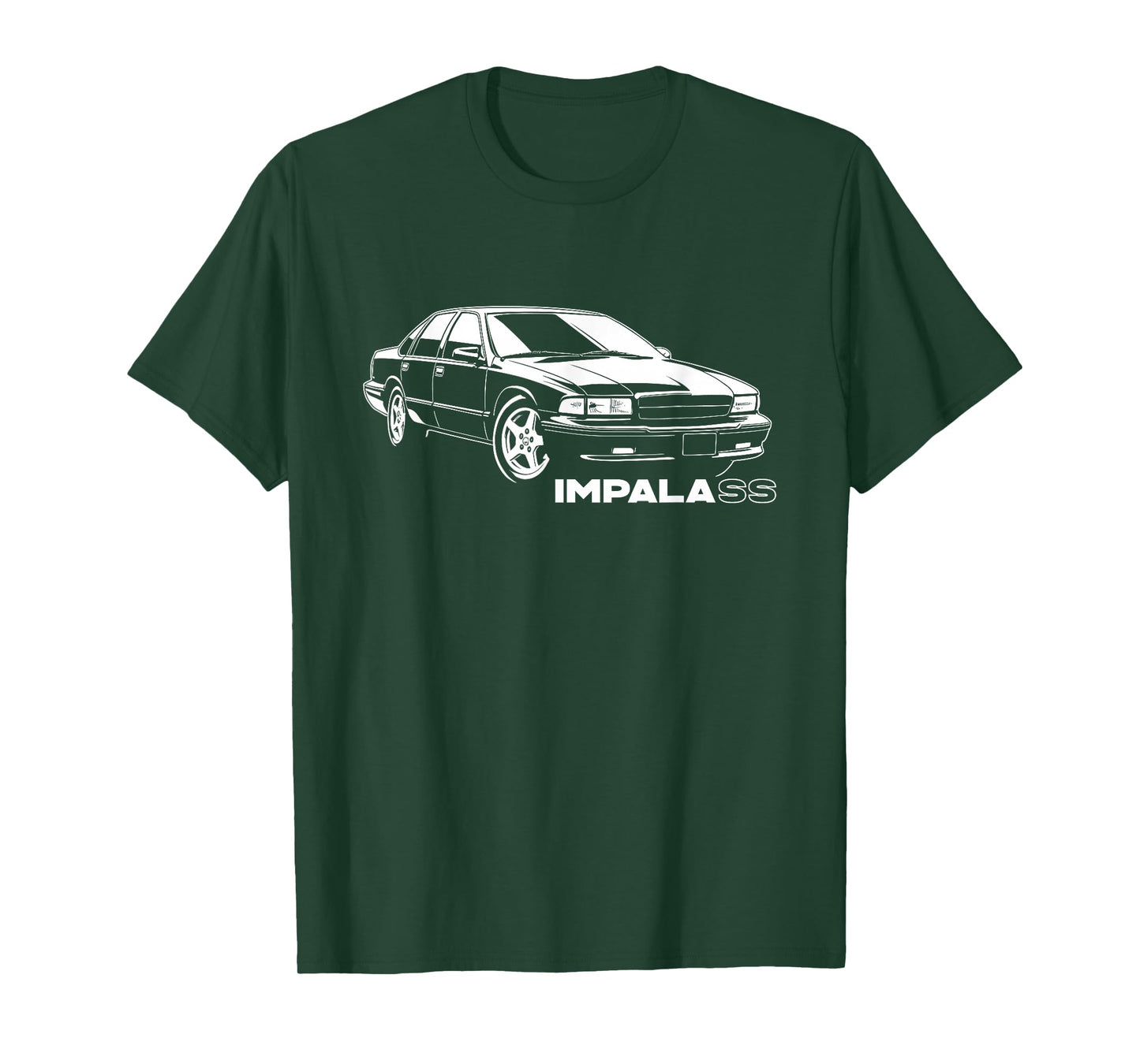 Impala SS Silhouette B Body Impala SS Car 94-96 Coupe OBS T-Shirt