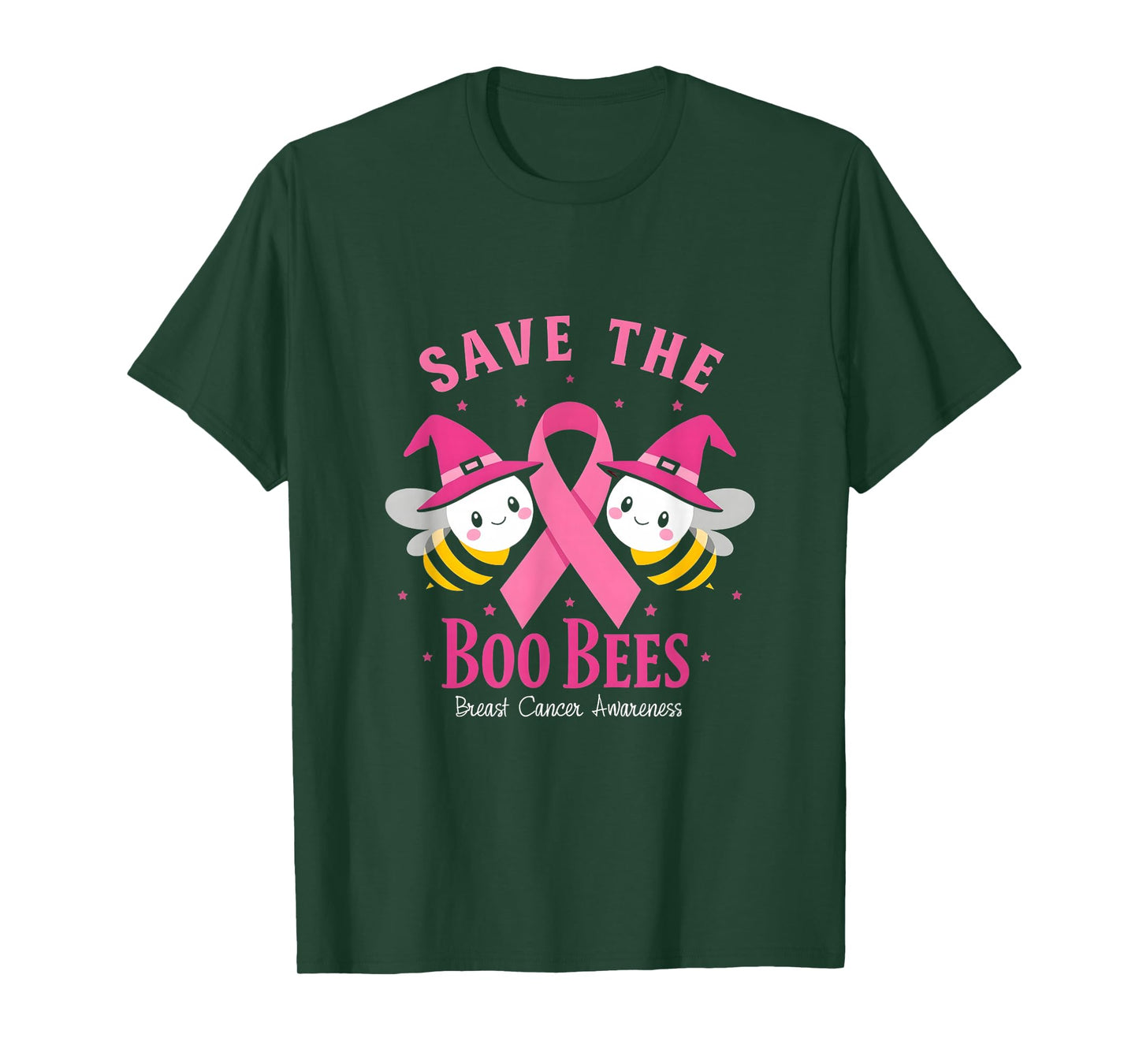 Save The Boo Bees Breast Cancer Awareness Cute Shirt T-Shirt