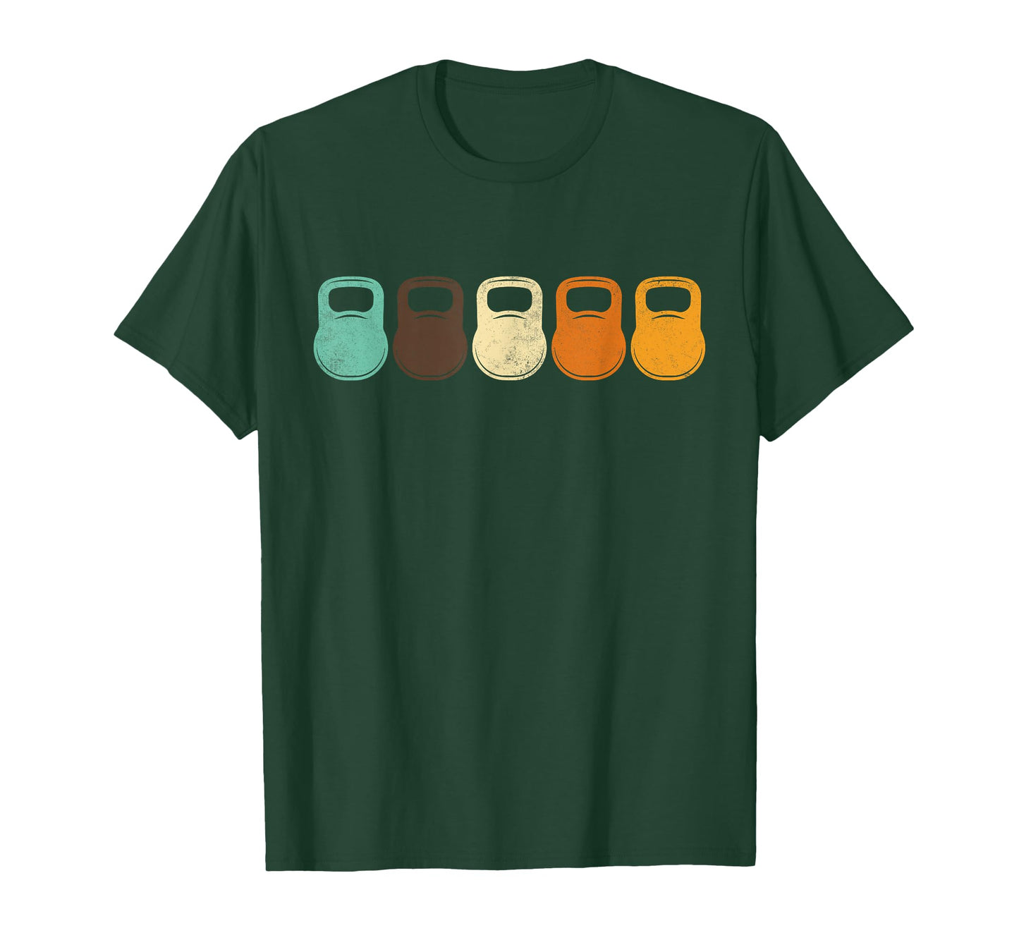 Retro Kettlebell Street Workout Weightlifting Weighttraining T-Shirt