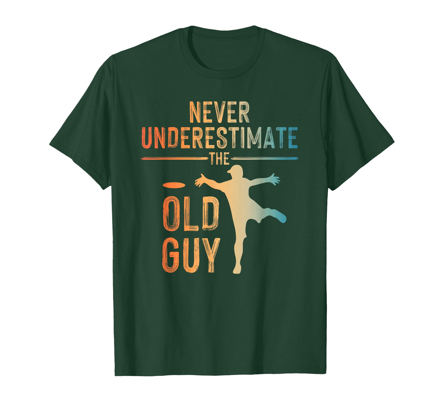 Disc Golf Art For Men Grandpa Disc Golfer Disc Golf Player T-Shirt