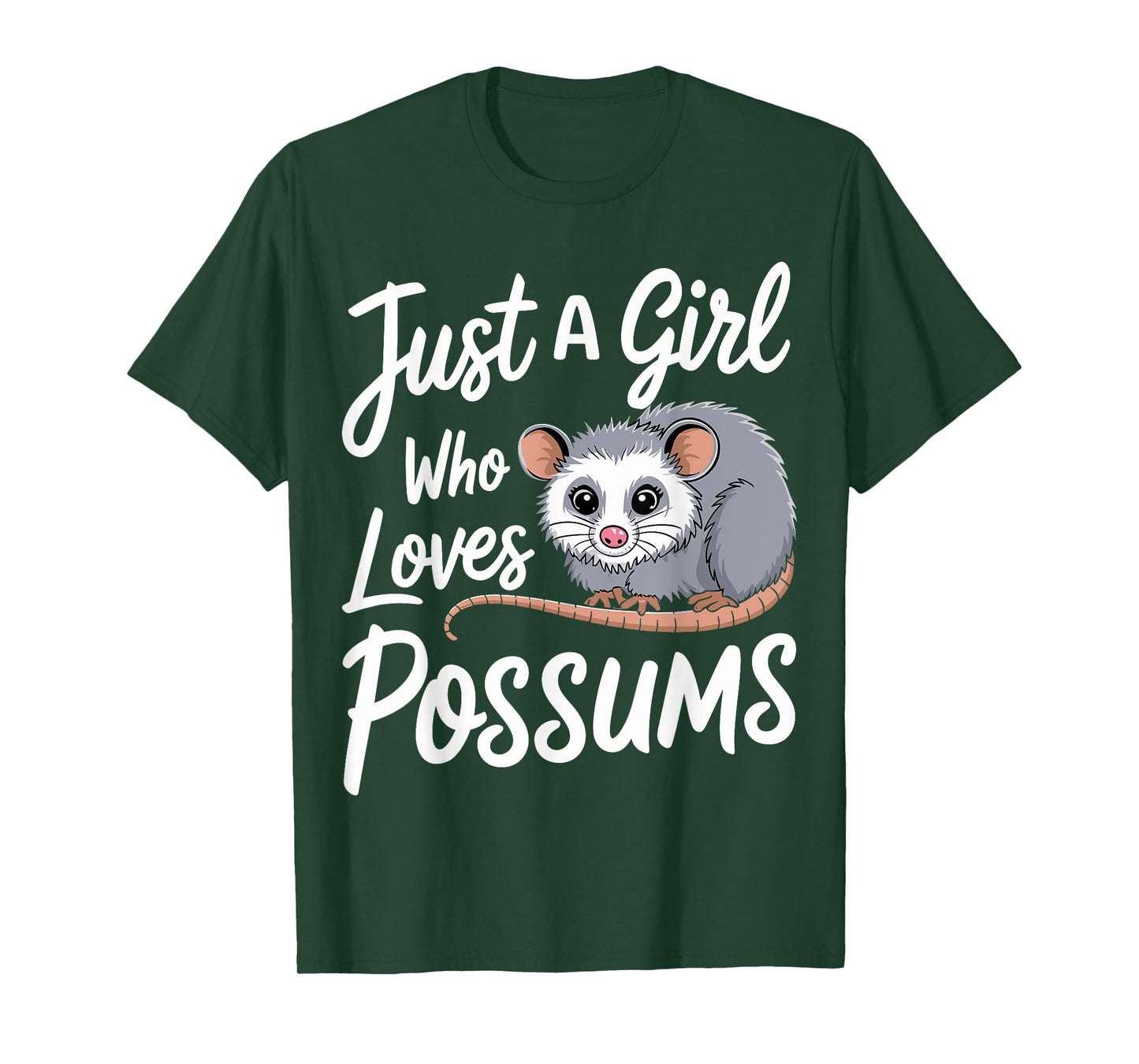 Possum Just A Girl Who Loves Possums T-Shirt