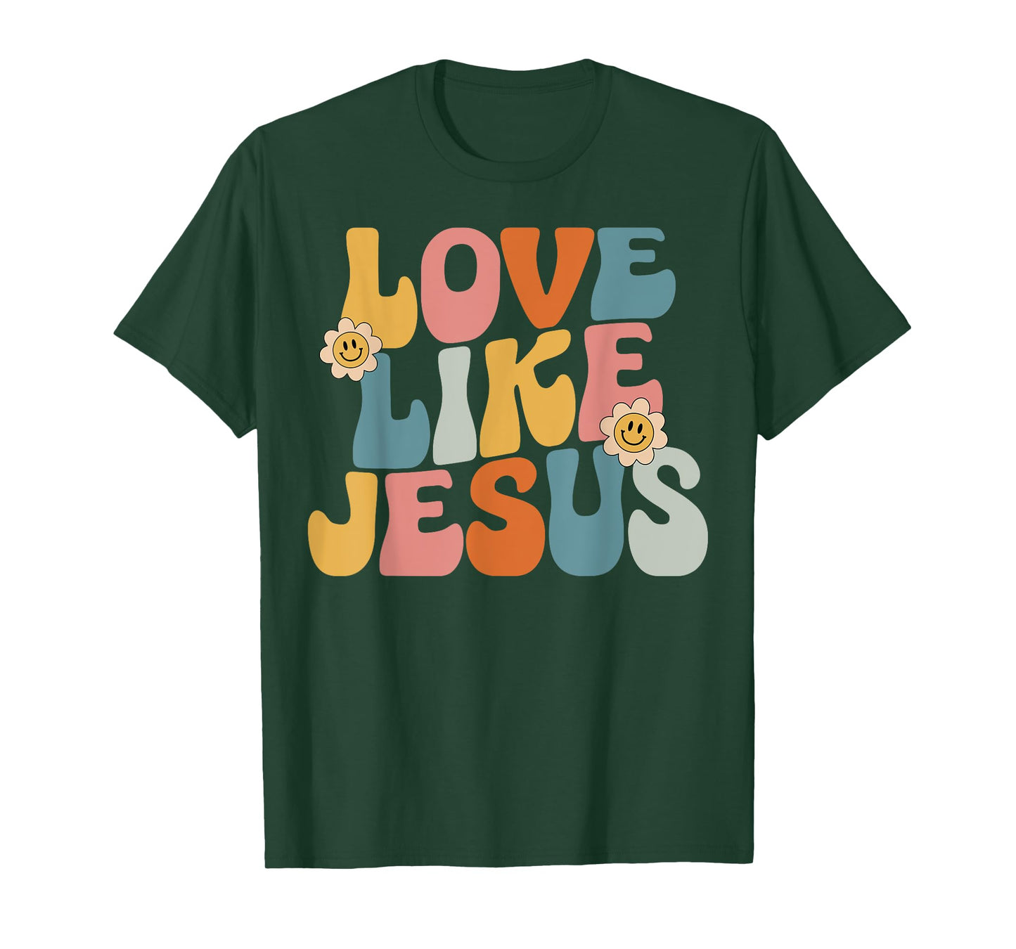 Retro Love Like Jesus T-Shirt