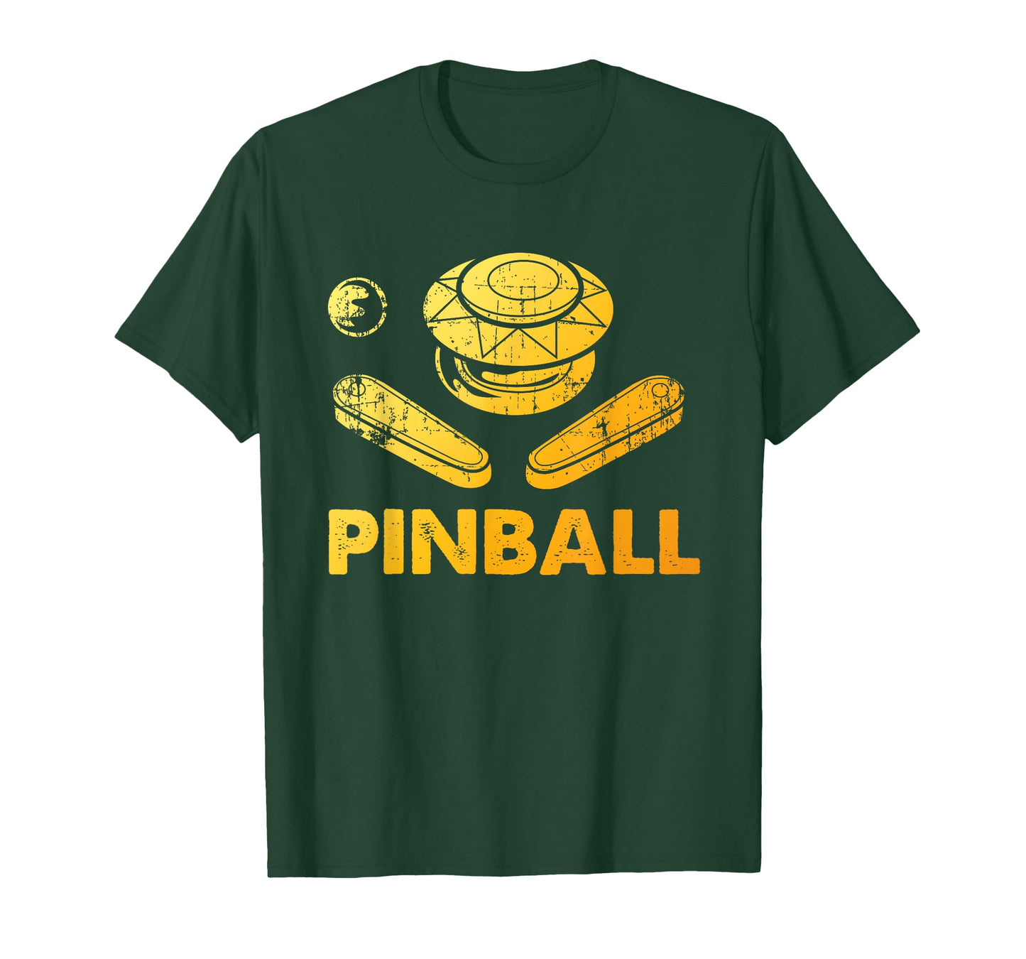 Cool Arcade Gaming Pinball Player Gift Men Women Vintage Pinball Funny Pinballer Machine Flipping Ball Lovers T-Shirt