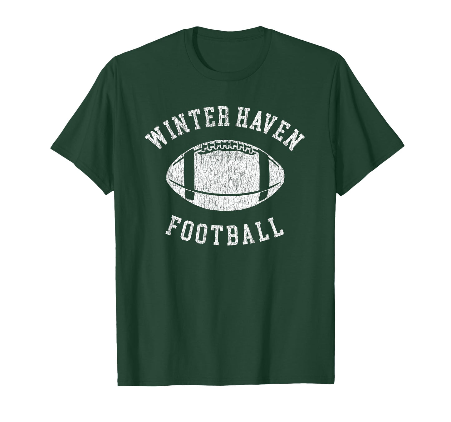 Winter Haven Football Distressed Vintage 80's Throwback T-Shirt