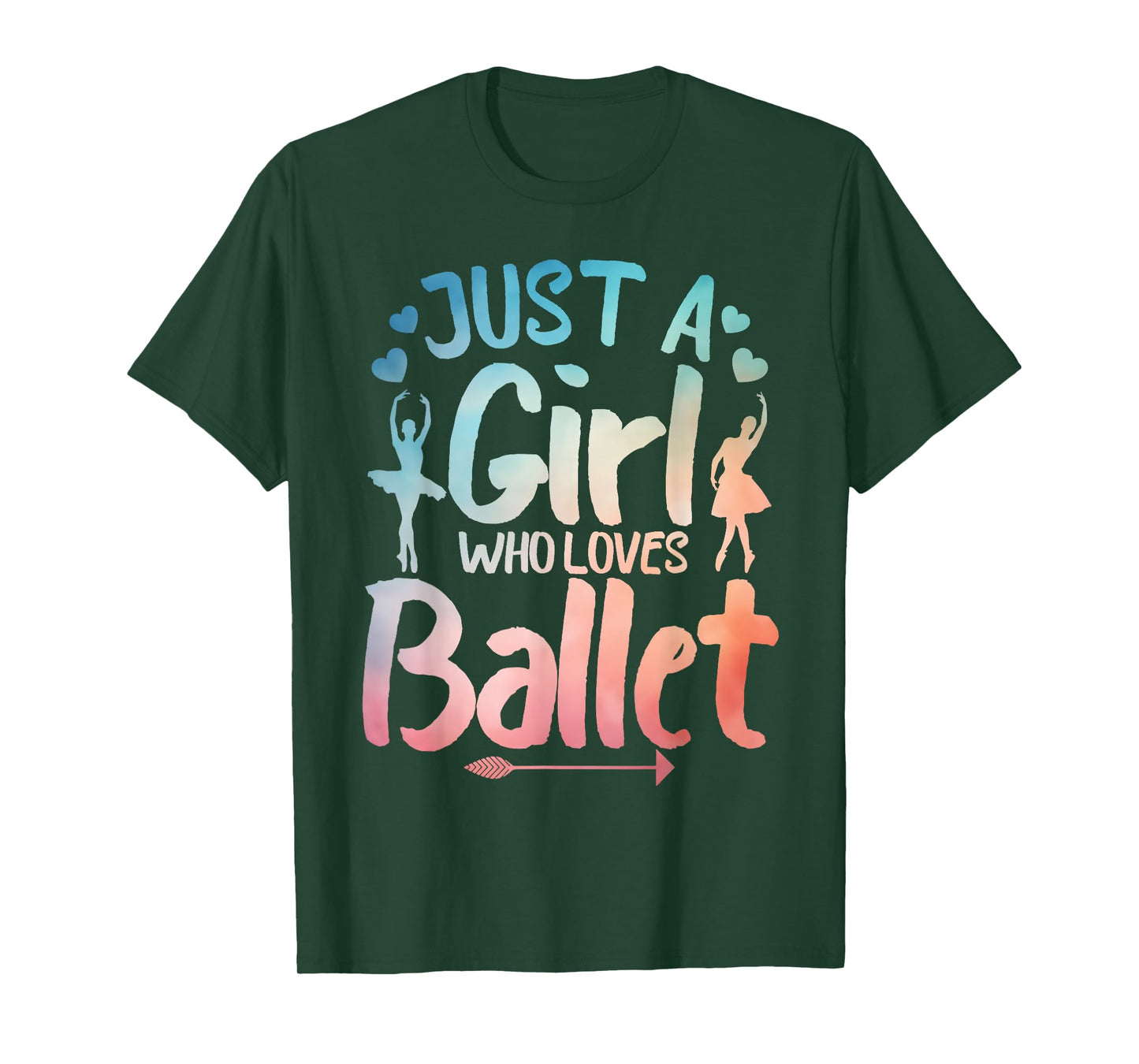 Funny Ballerina Design For Girls Women Ballet Dance Lovers T-Shirt
