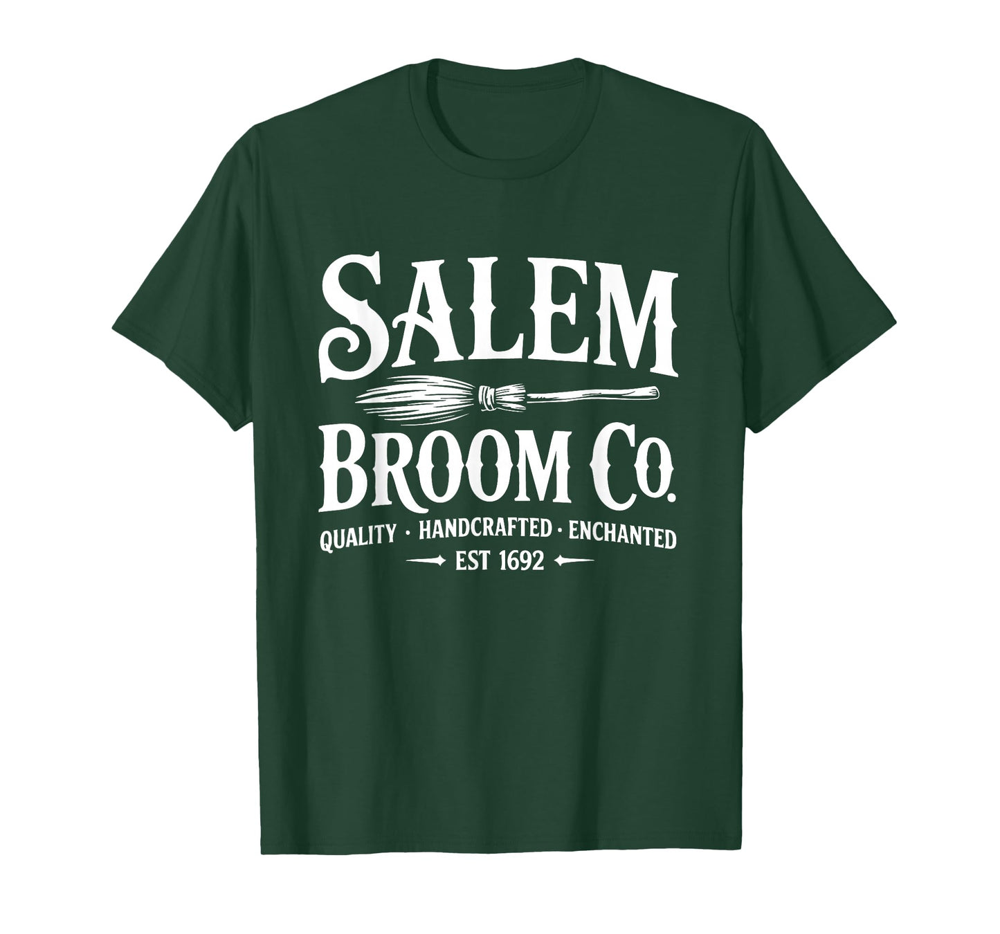 Salem Broom Company 1692 Massachusetts Halloween T-Shirt