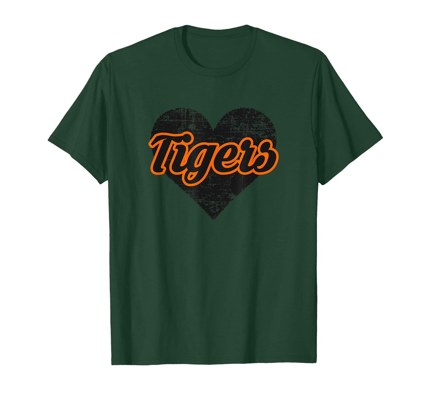Marshfield Tigers Over Heart T-Shirt