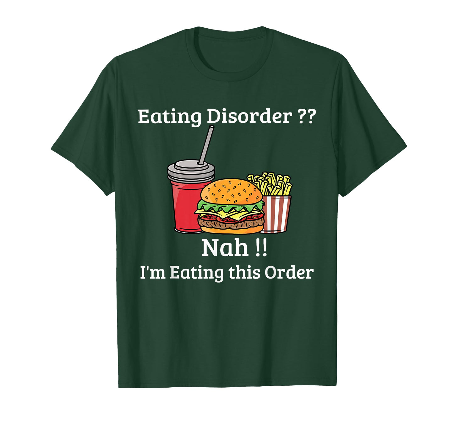 funny meal fast food easting pun T-Shirt