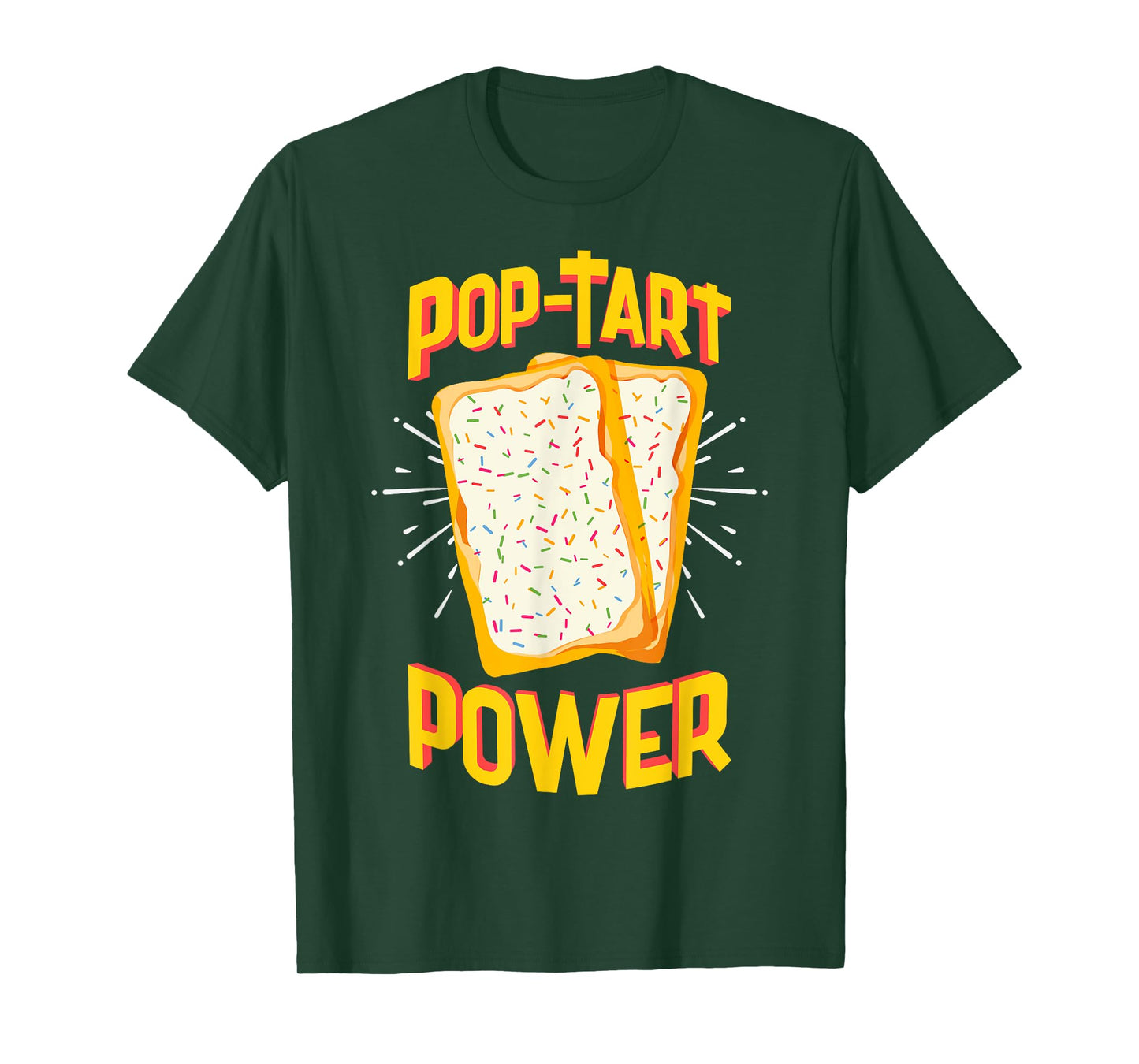 Funny Pop Tart Power, Bodybuilding Pre-Workout T-Shirt T-Shirt