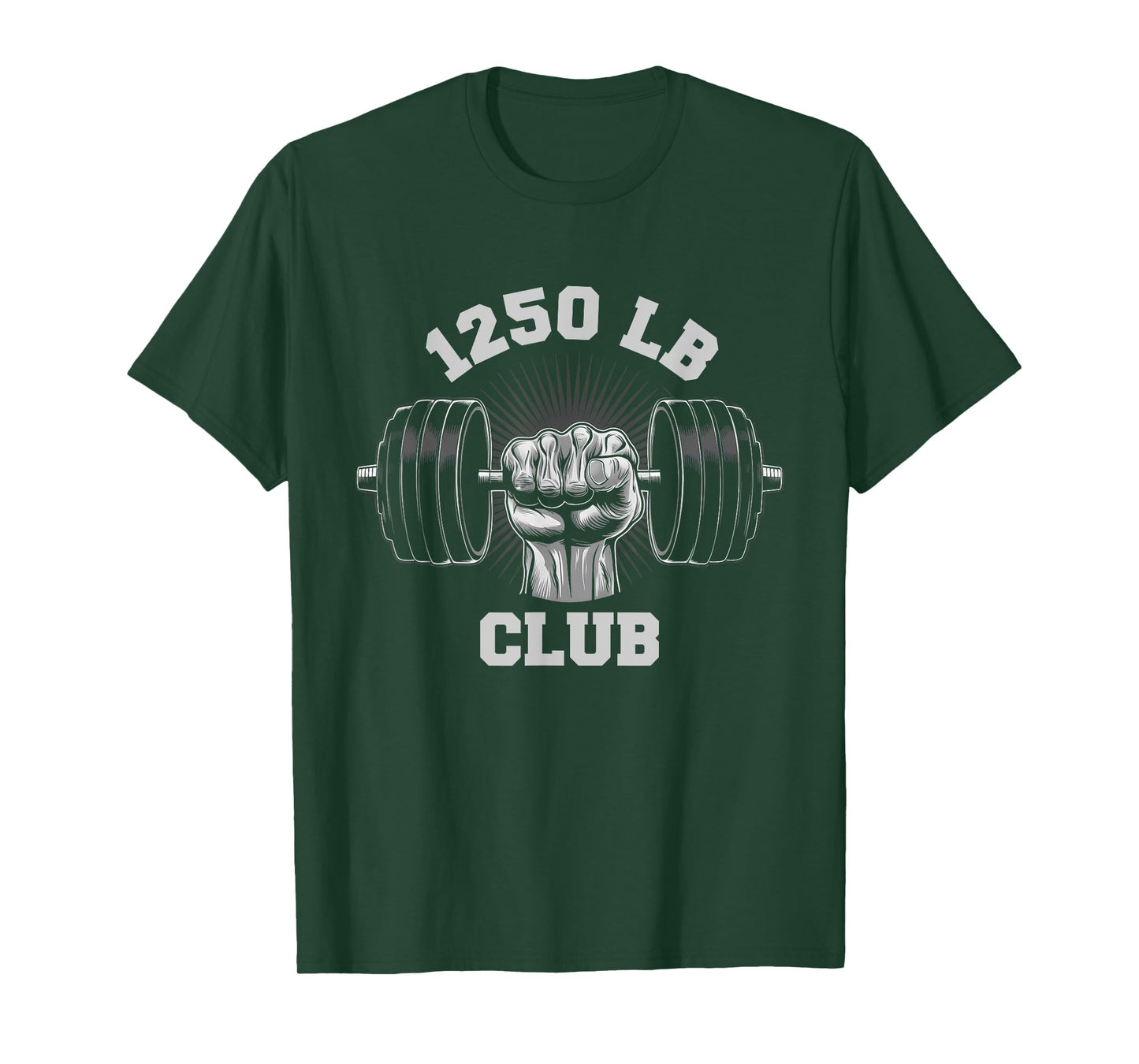 1250 Pound Club Gym Weightlifting Bodybuilders 1250 lb Club T-Shirt