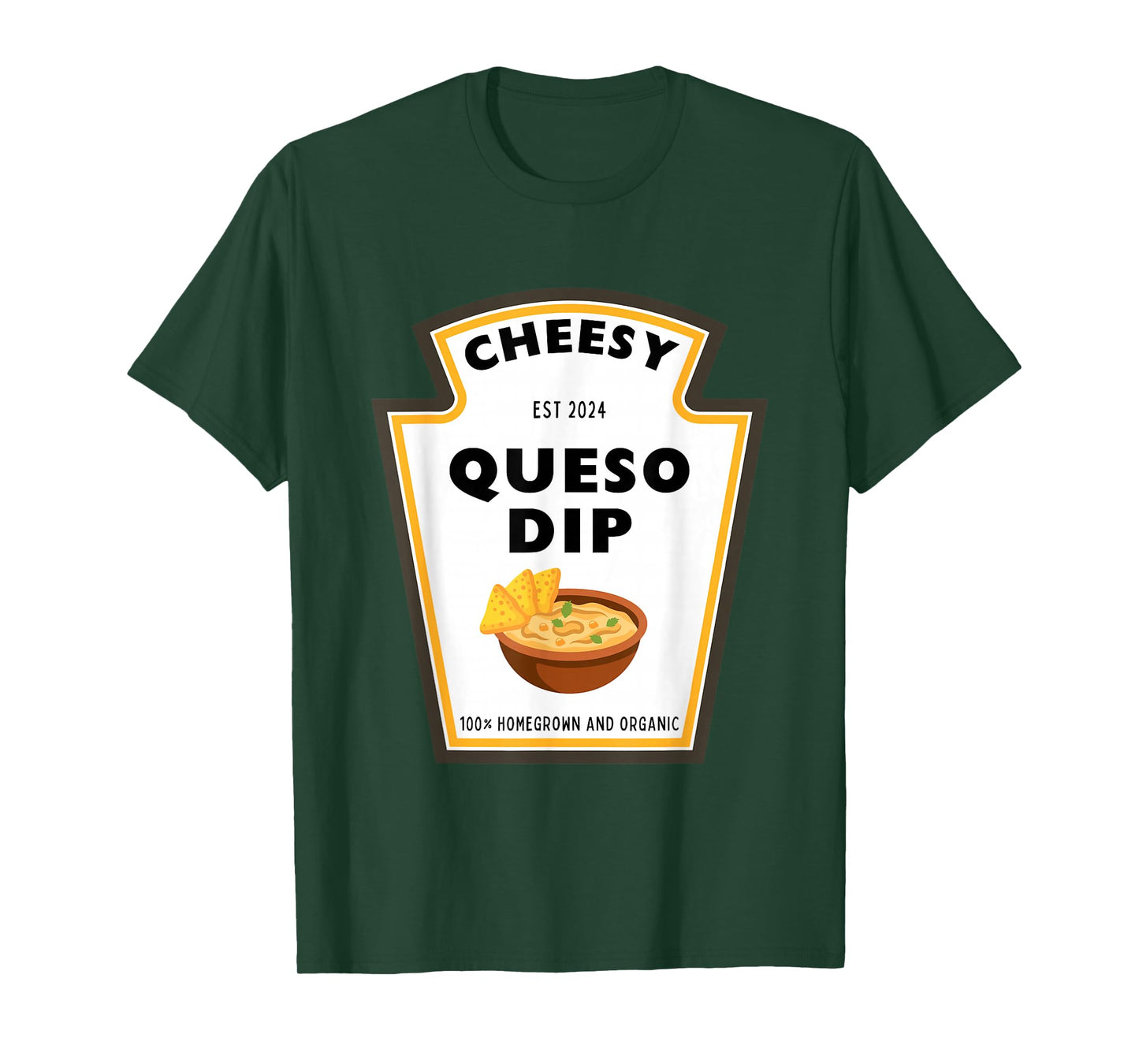 Delicious Cheesy Queso Dip Condiment Costume Party Matching T-Shirt
