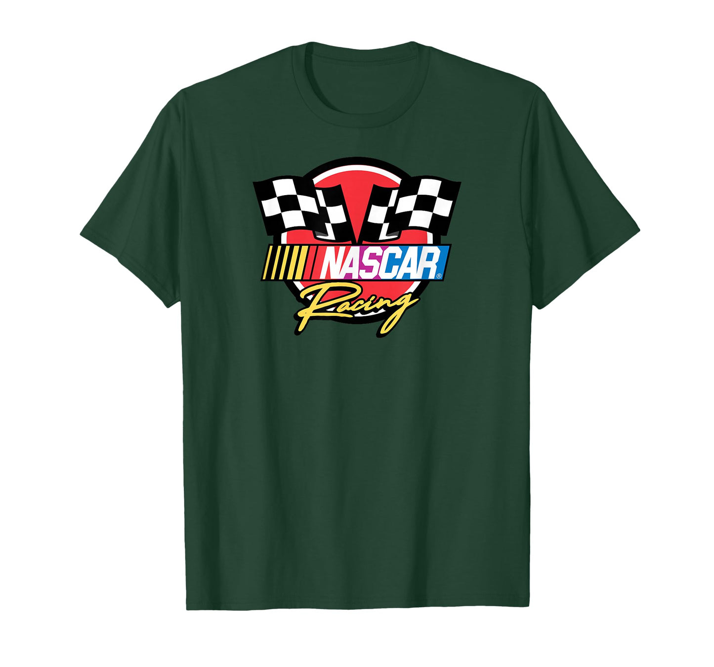 NASCAR - Racing Checkered Flags Logo T-Shirt
