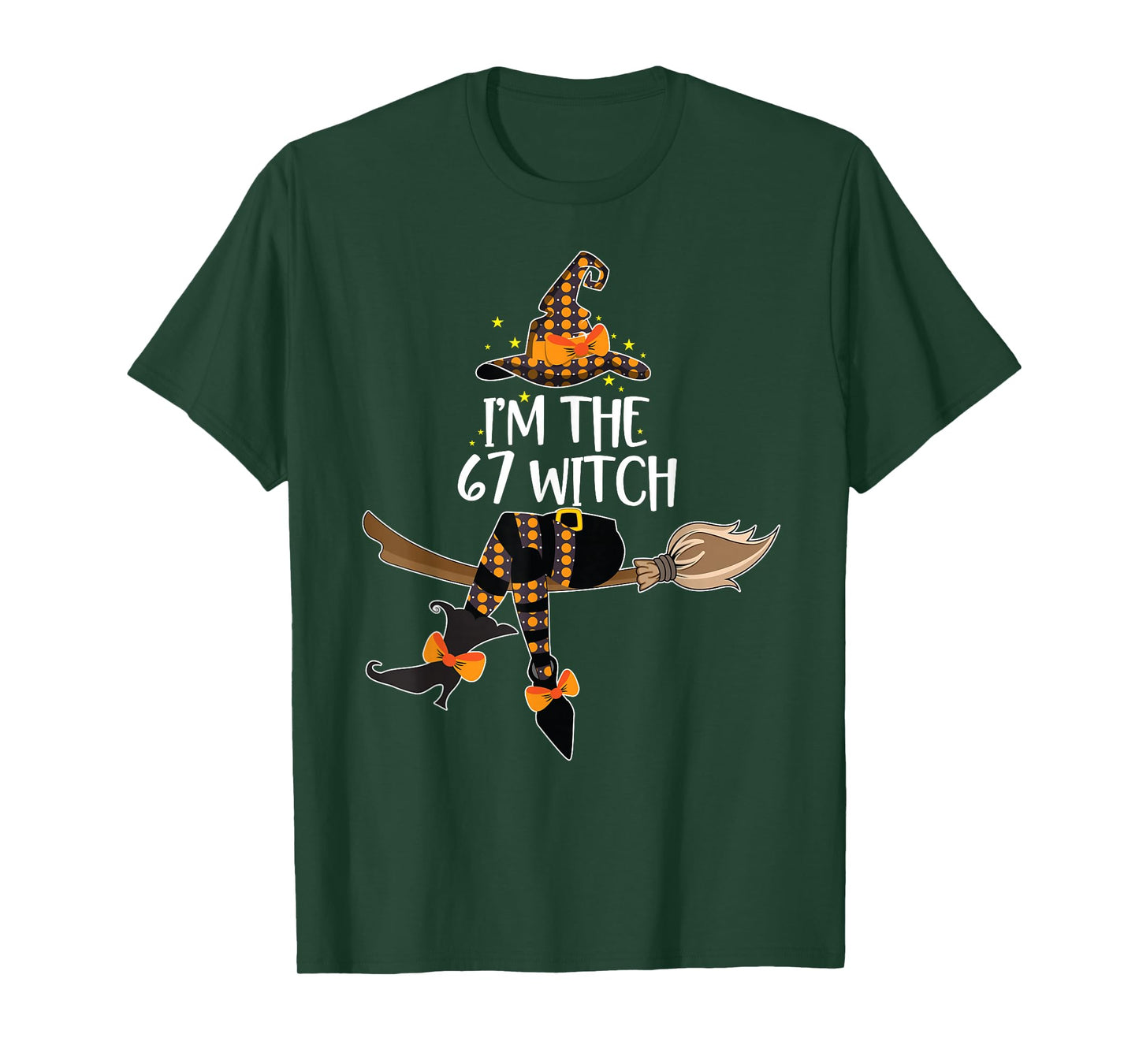 I'm The 67 Witch Halloween Matching Group Costume T-Shirt
