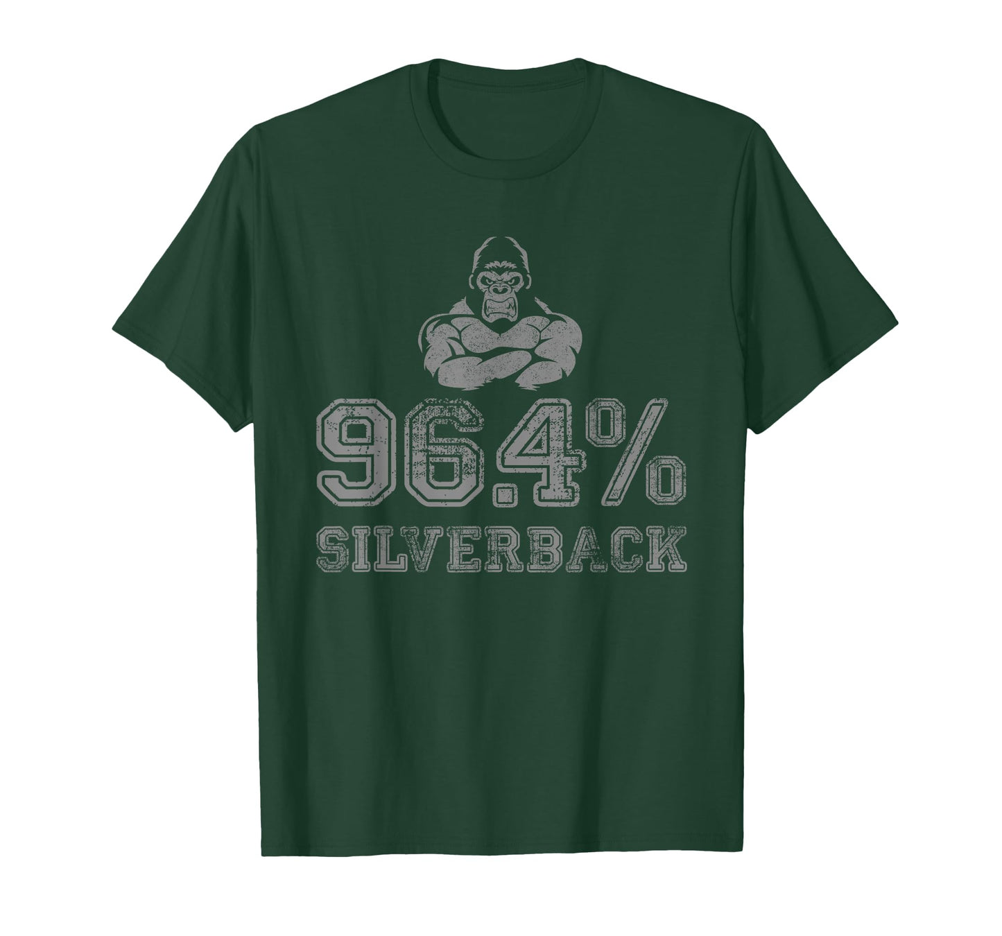 96.4% Silverback Gorilla Gym Apperal and gear, Gym wear, T-Shirt