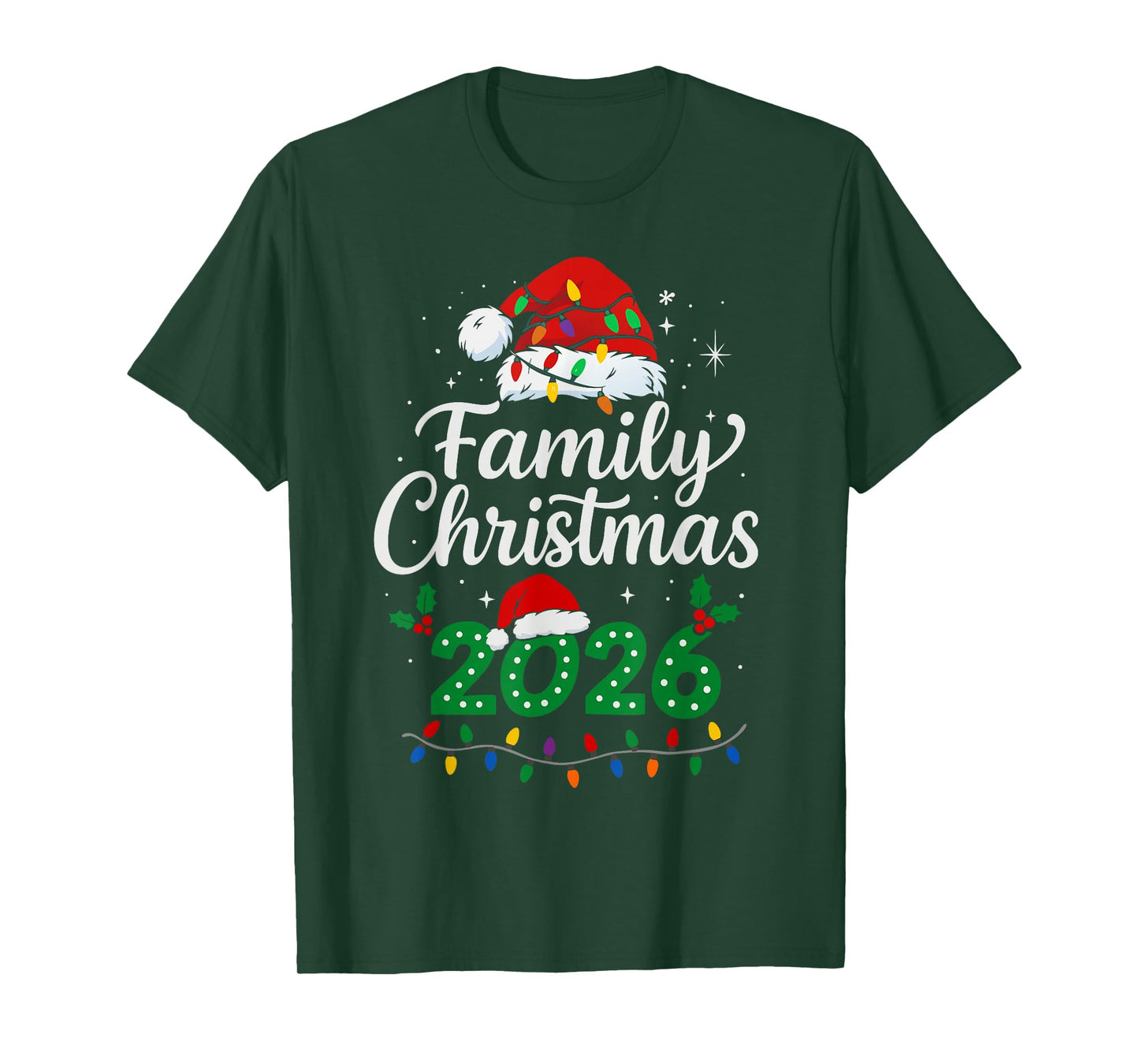 Family Christmas 2026 Matching Holiday T-Shirt