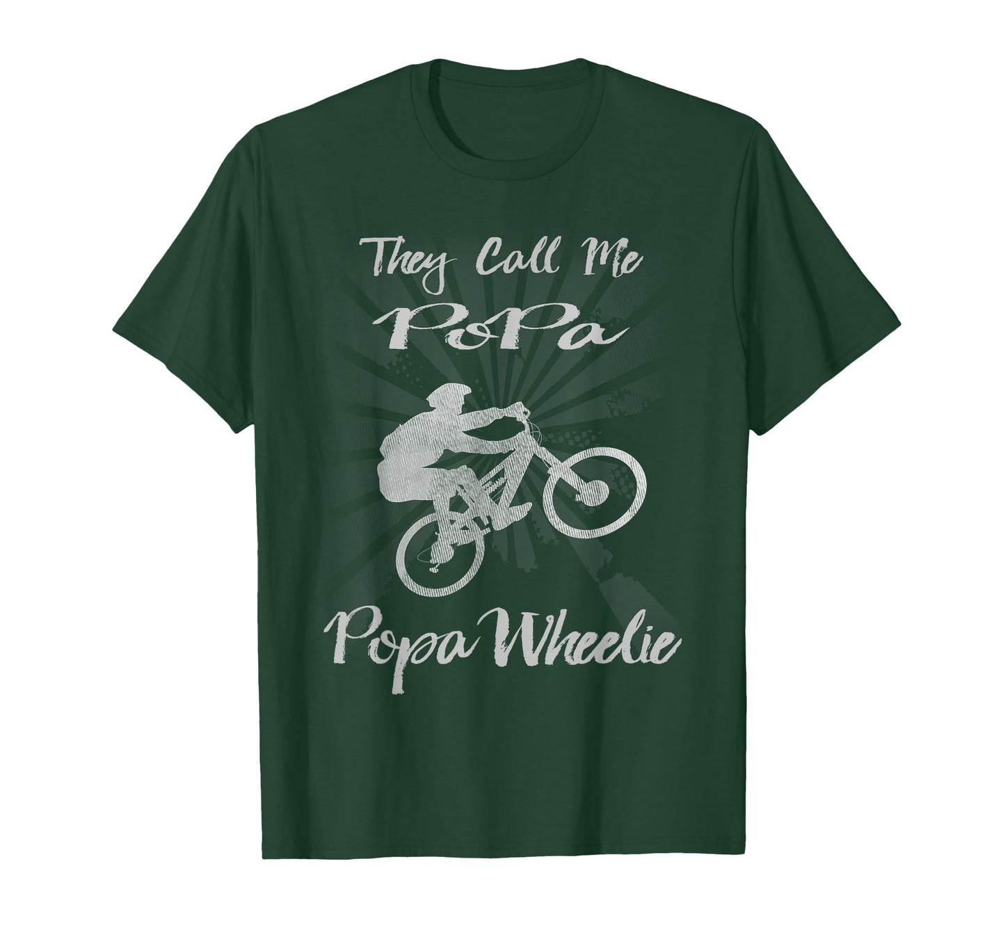 Funny Mountain Bike Shirt They Call Me Popa - POPA WHEELIE