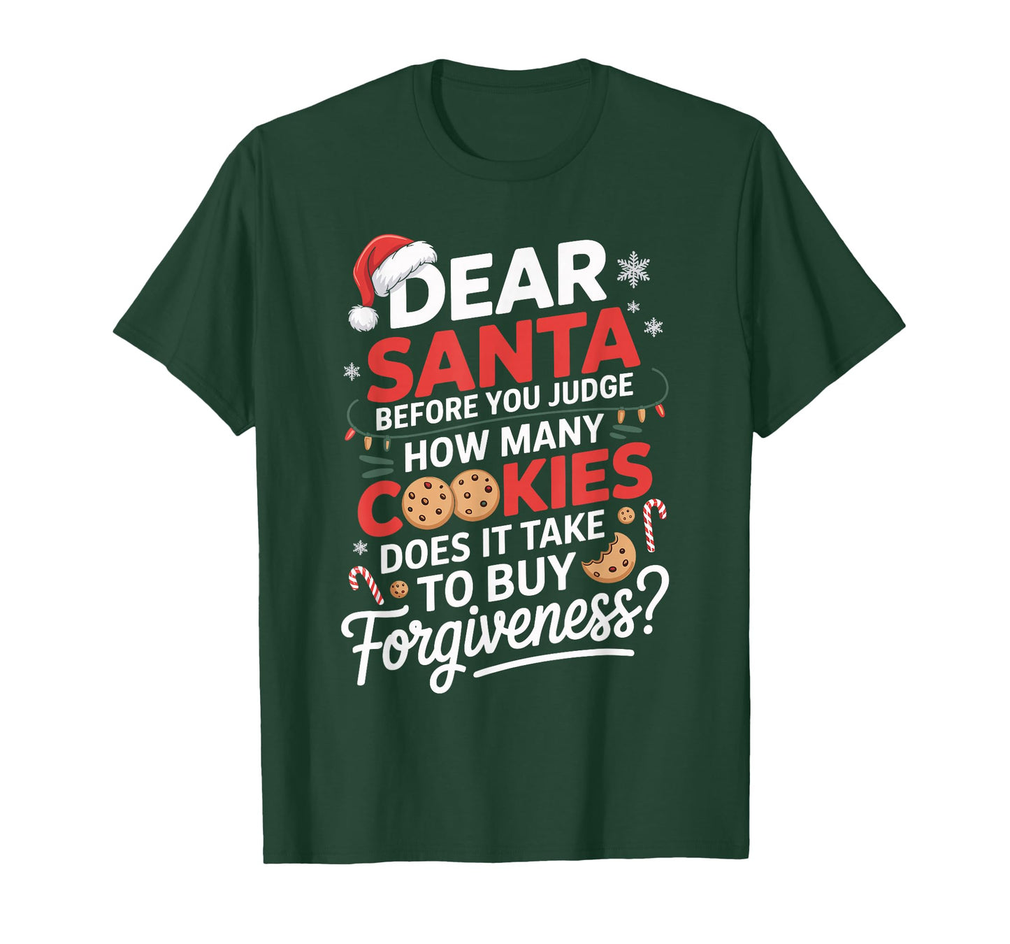Christmas Humor Funny Xmas Pajama for Men Women Kids T-Shirt