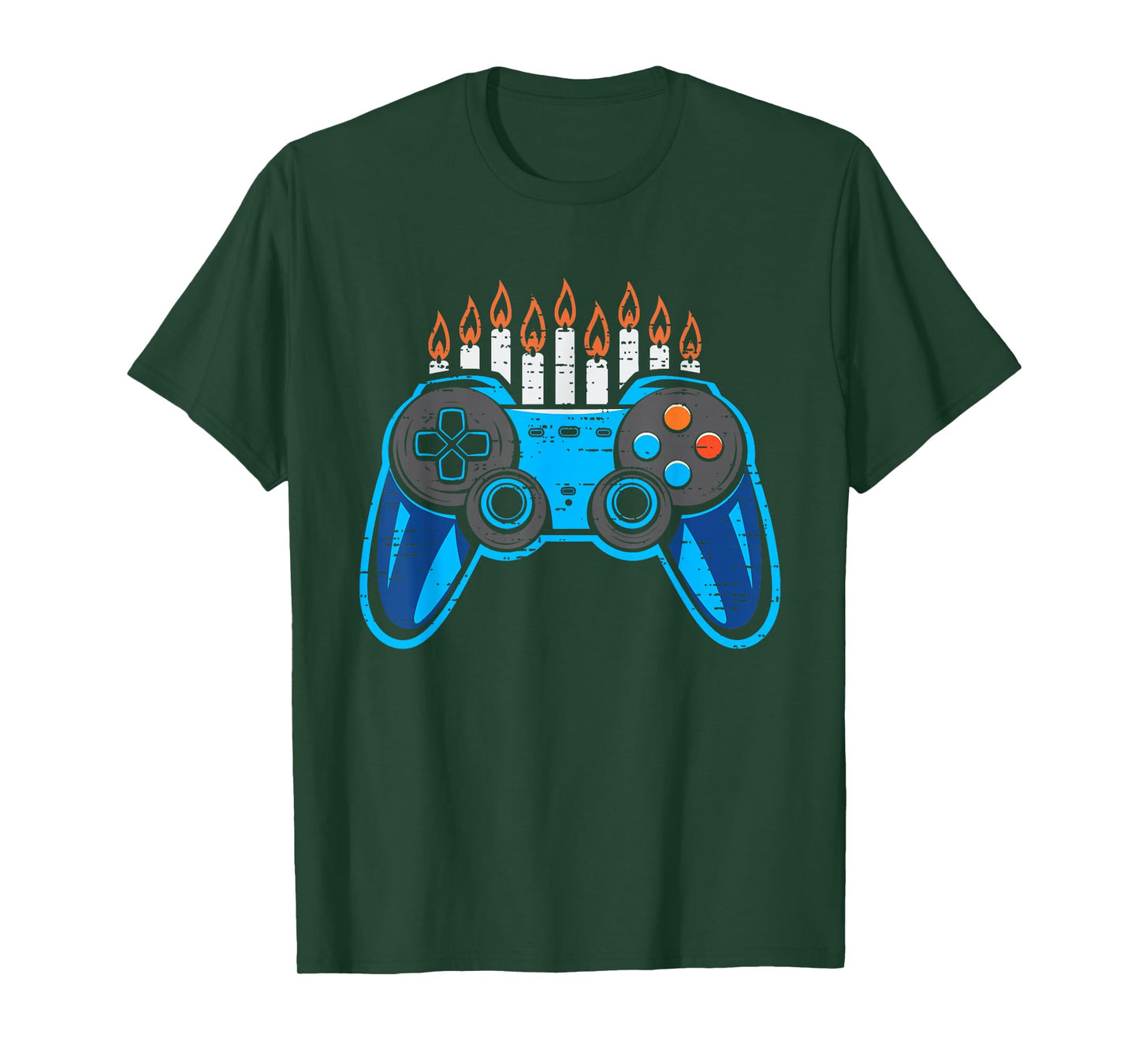 Hanukkah Video Game Chanukah Jewish Gamer Mens Boys Kids T-Shirt