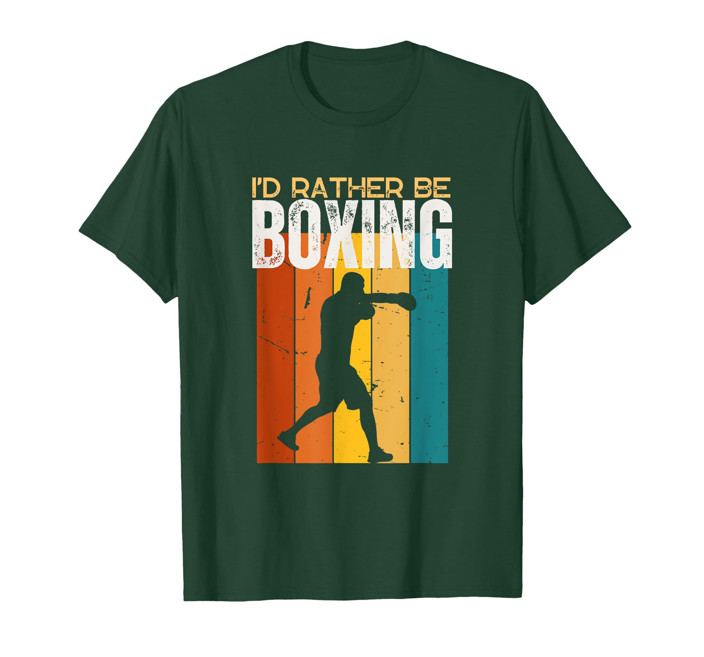 I'd Rather Be Boxing Funny Boxer T-Shirt