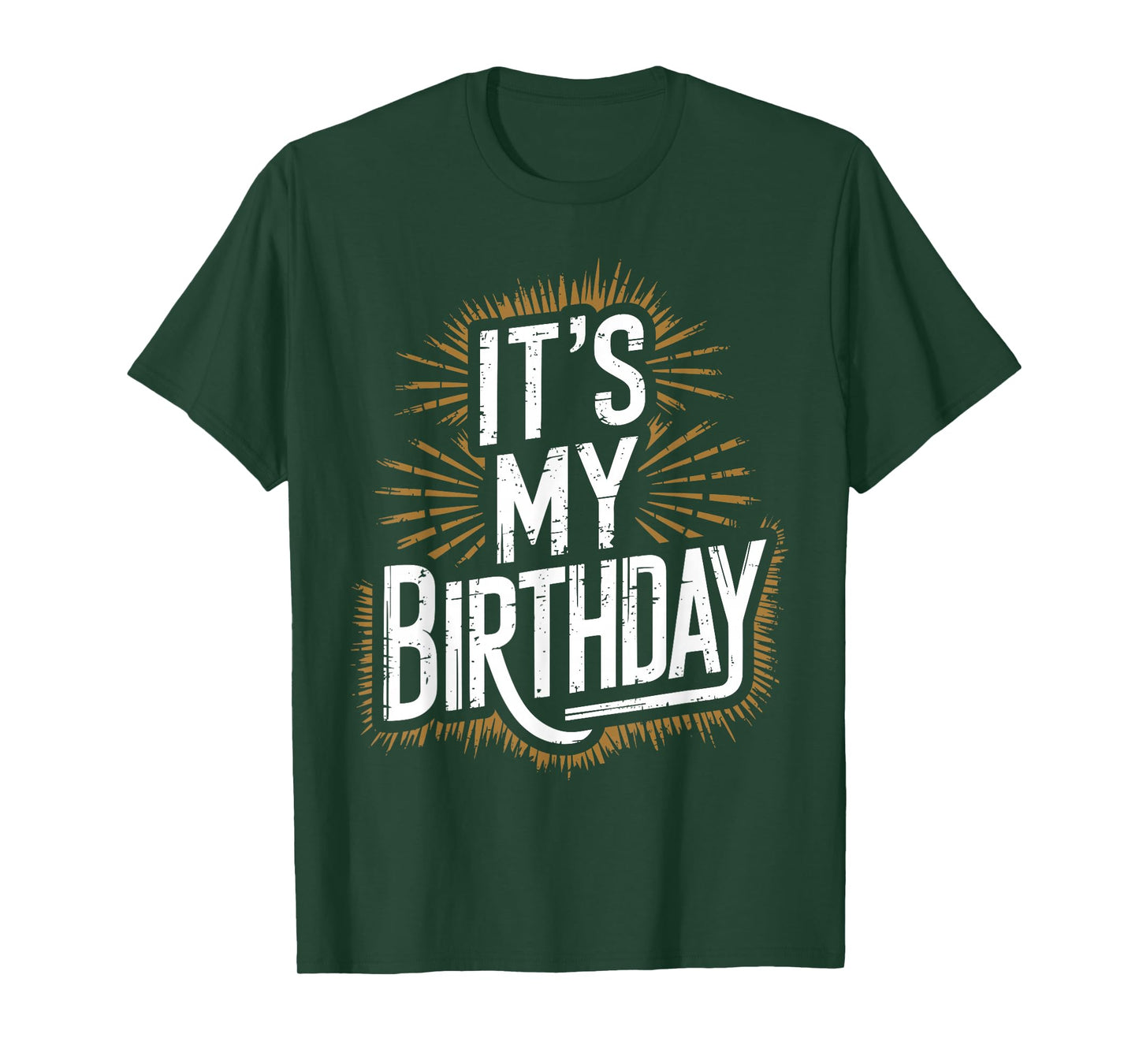 Vintage It's My Birthday Distressed Men Women Kids B-day T-Shirt