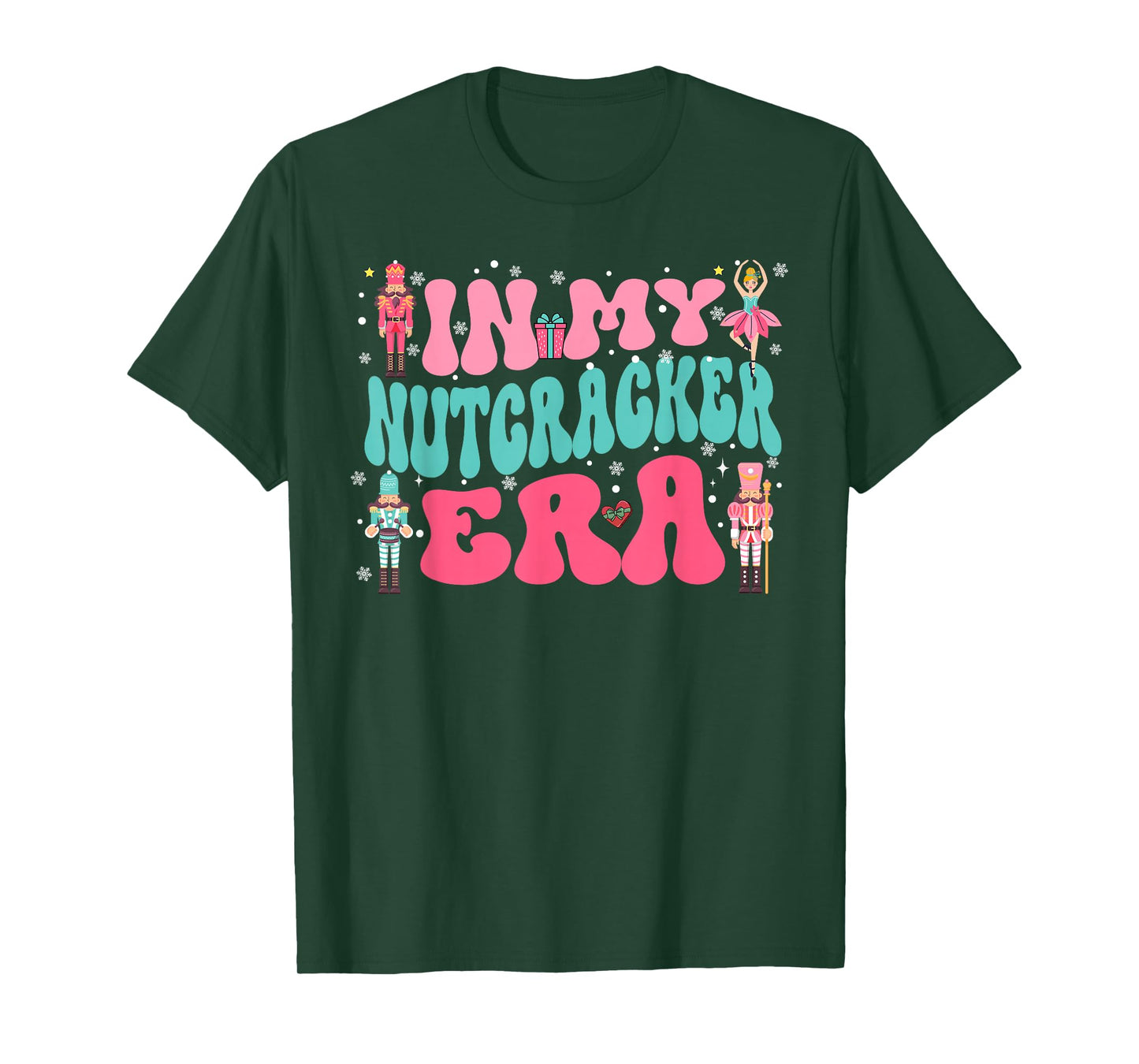 Pink Nutcracker Squad in My Nutcracker Era Pink Christmas T-Shirt