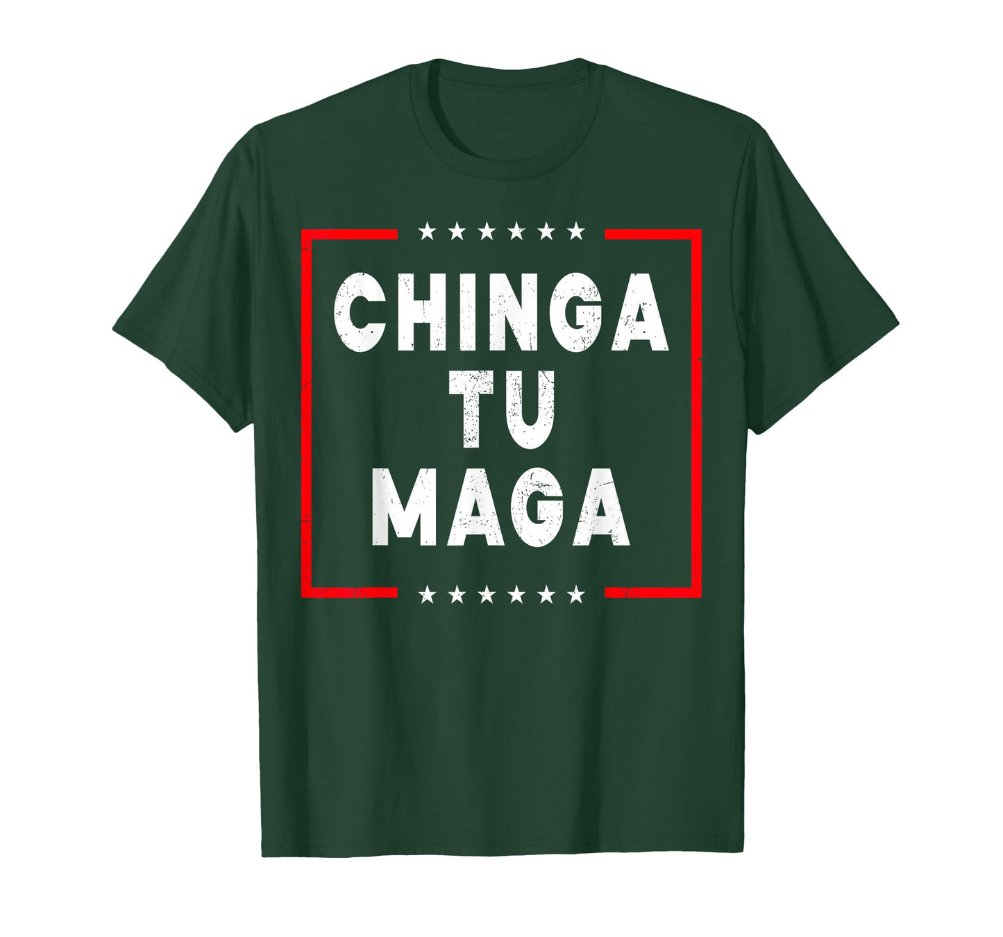 Vintage Anti-MAGA Protest Apparel Chinga Tu MAGA Statement T-Shirt
