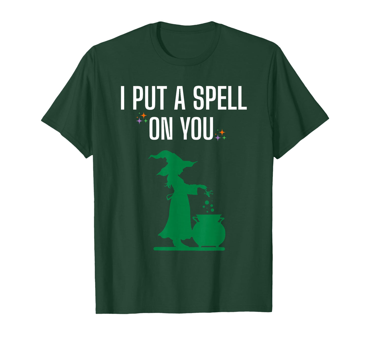 I Put a Spell on You Shirt – Funny Halloween Witch Graphic T-Shirt