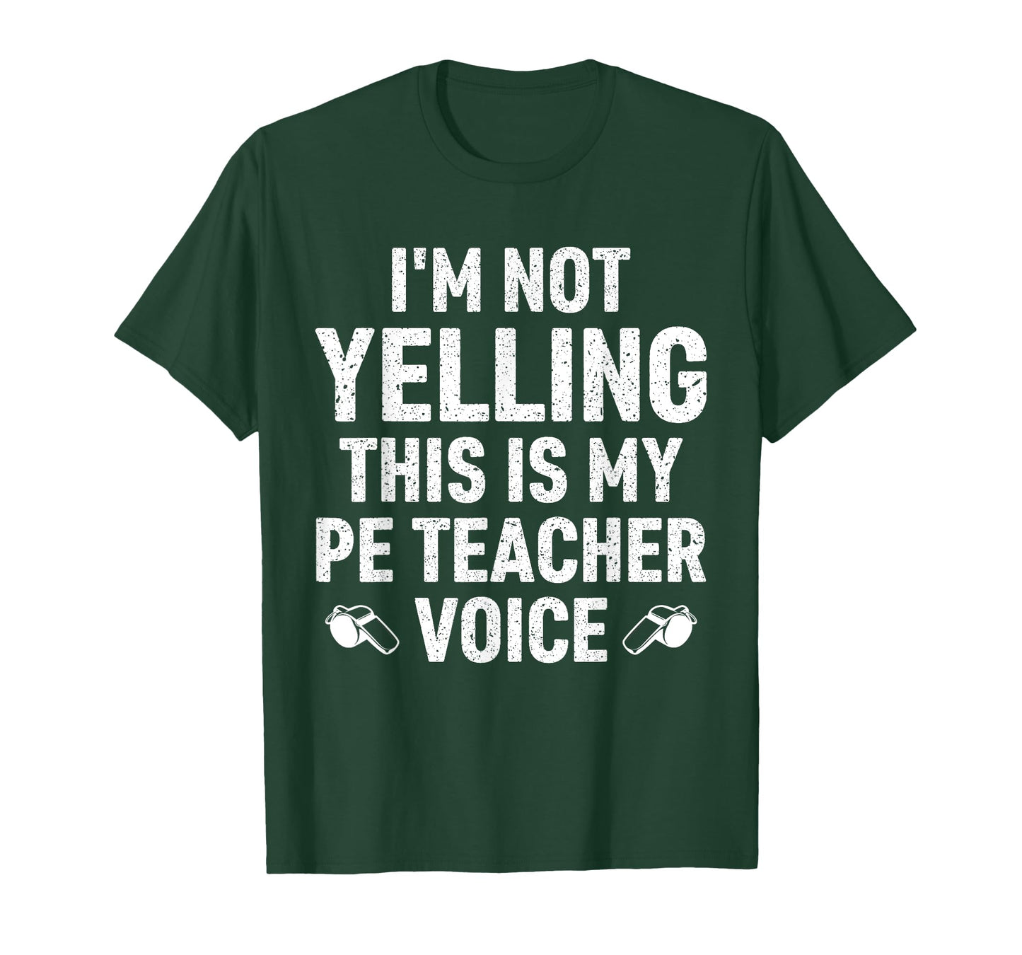 Funny I'm Not Yelling This Is My PE Teacher Voice Women Men T-Shirt