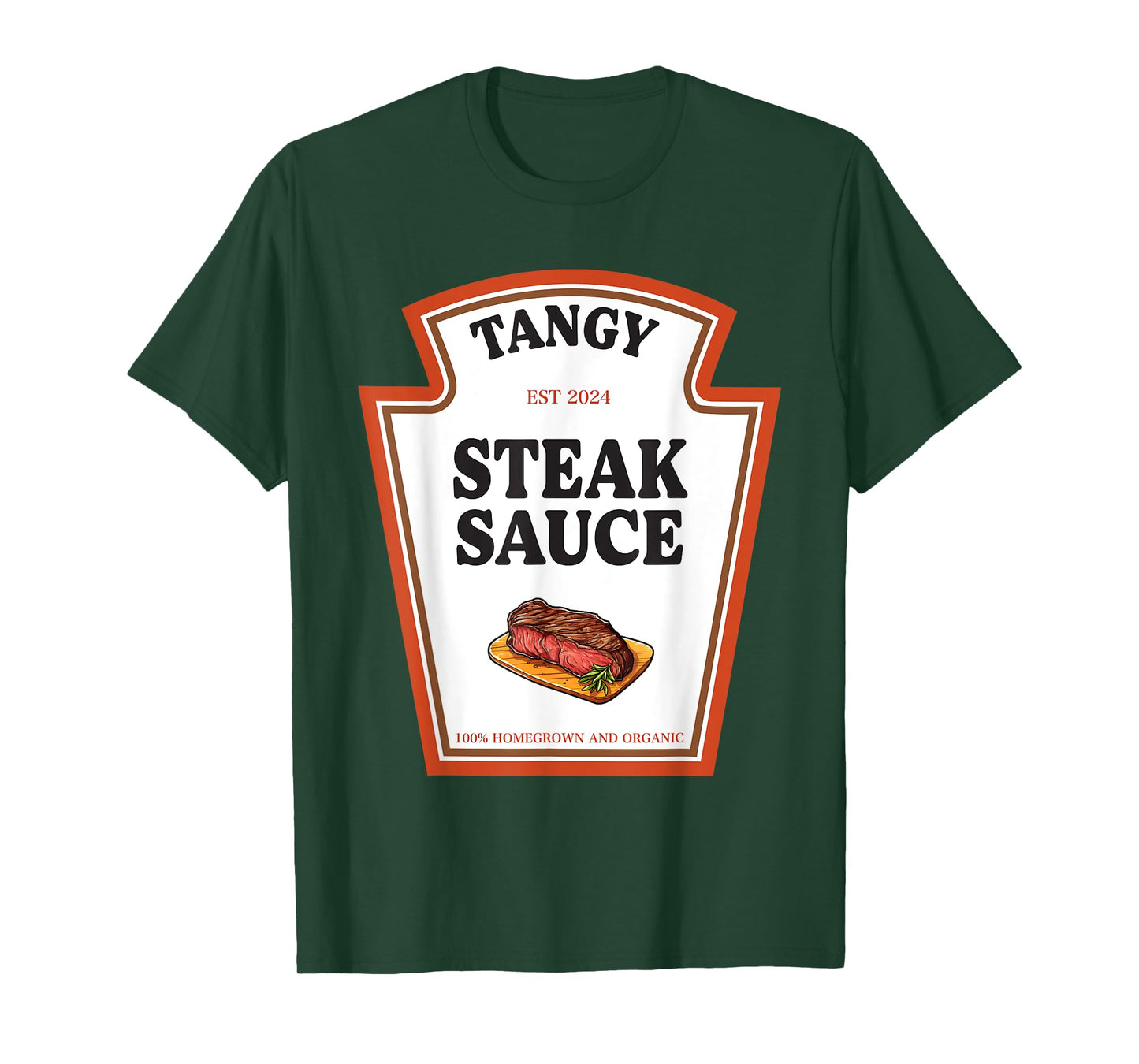 Tangy Steak Sauce Condiment Costume Party Matching T-Shirt