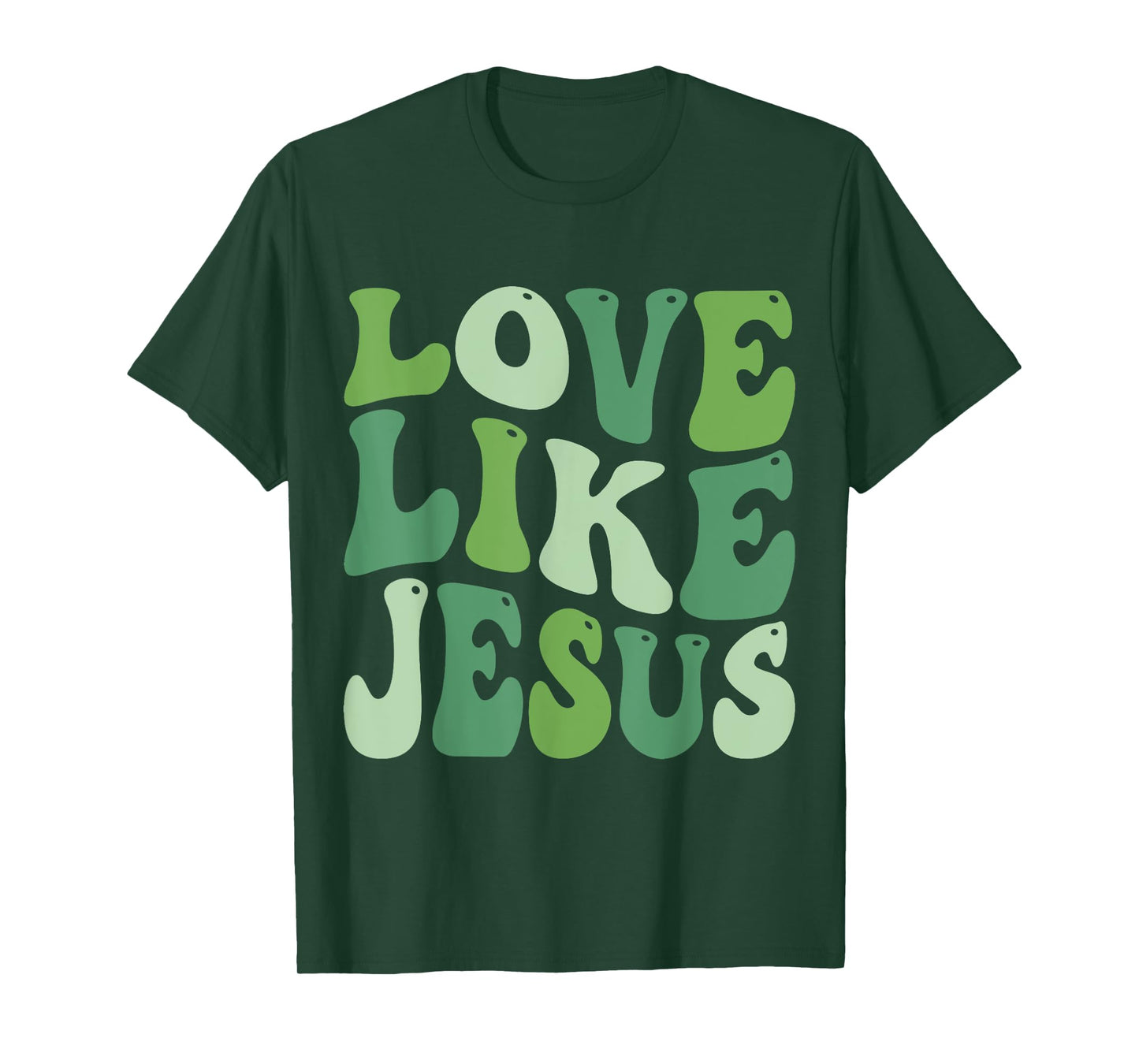 christian love like jesus st.patrick day green T-Shirt