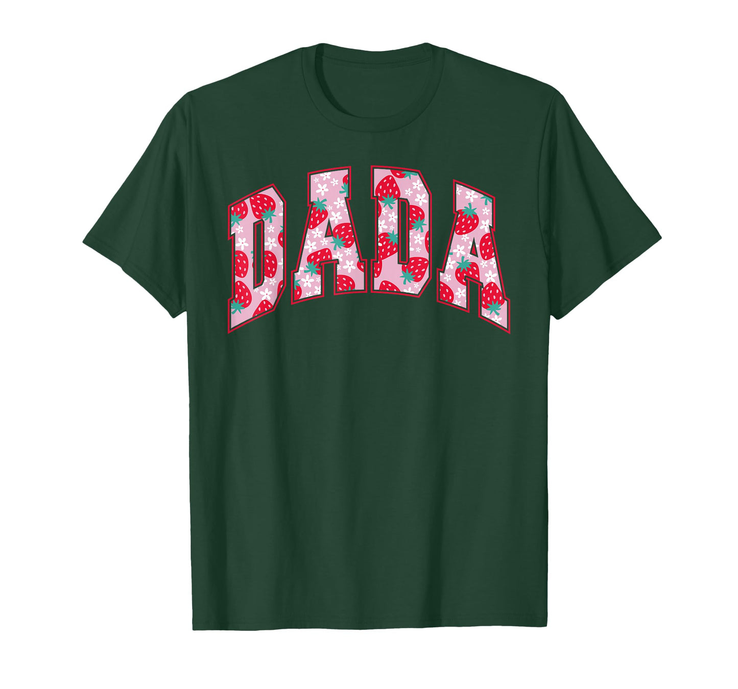 Dada Of The Berry First Birthday Strawberry Family Matching T-Shirt