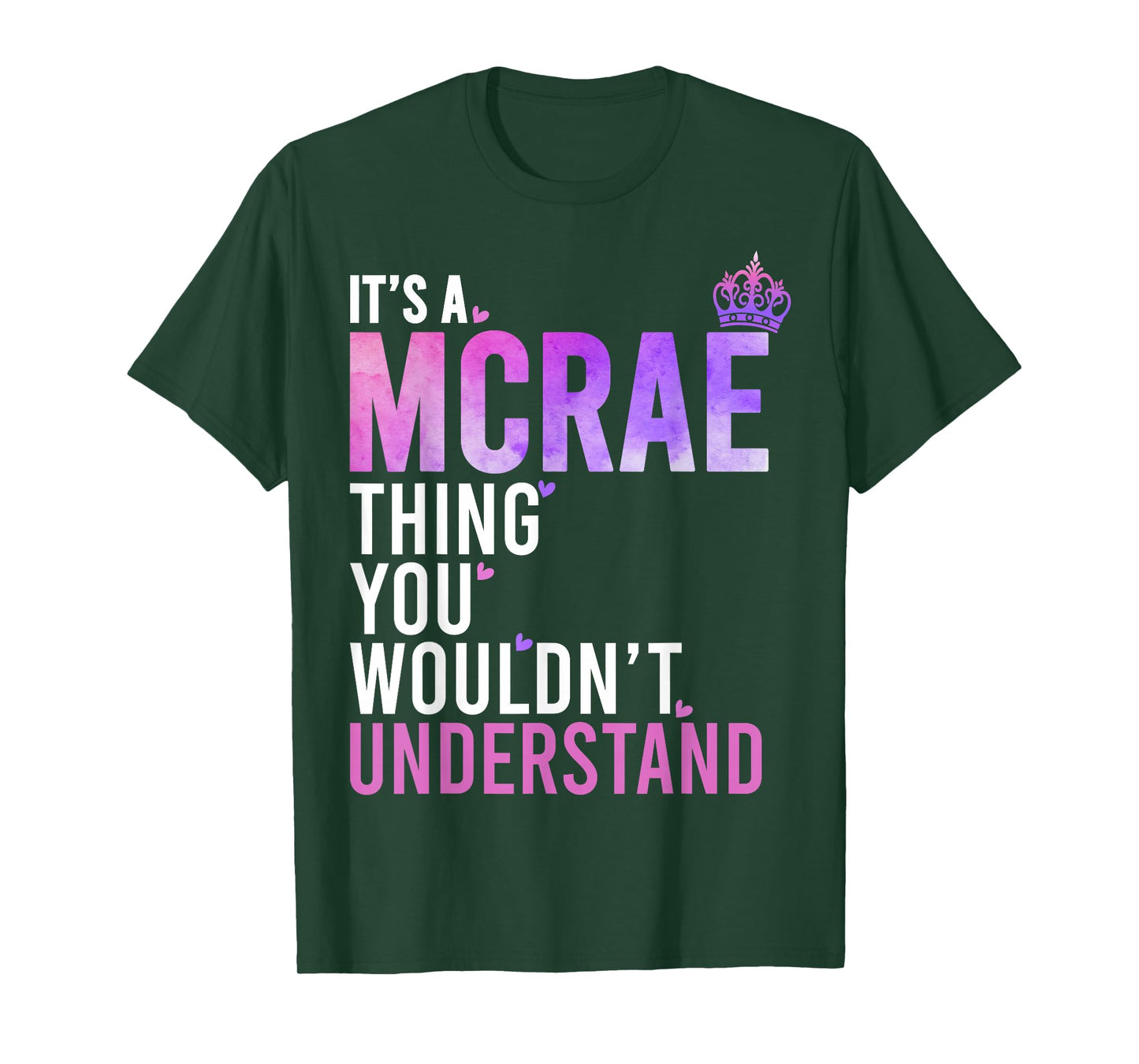 It's A MCRAE Thing You Wouldn't Understand Name MCRAE T-Shirt