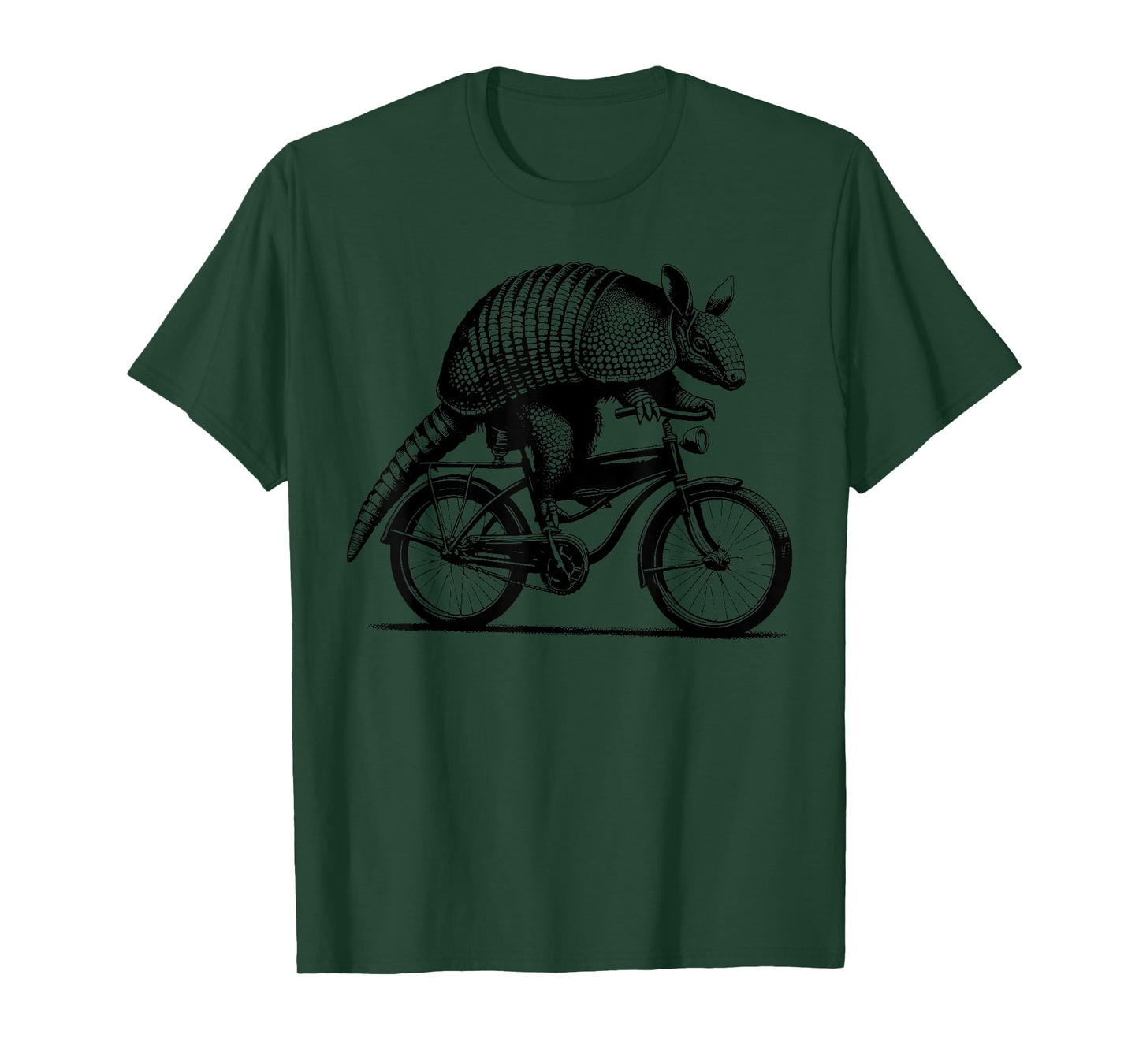 Armadillo Riding Bicycle Vintage Cycling Armadillo Biker T-Shirt